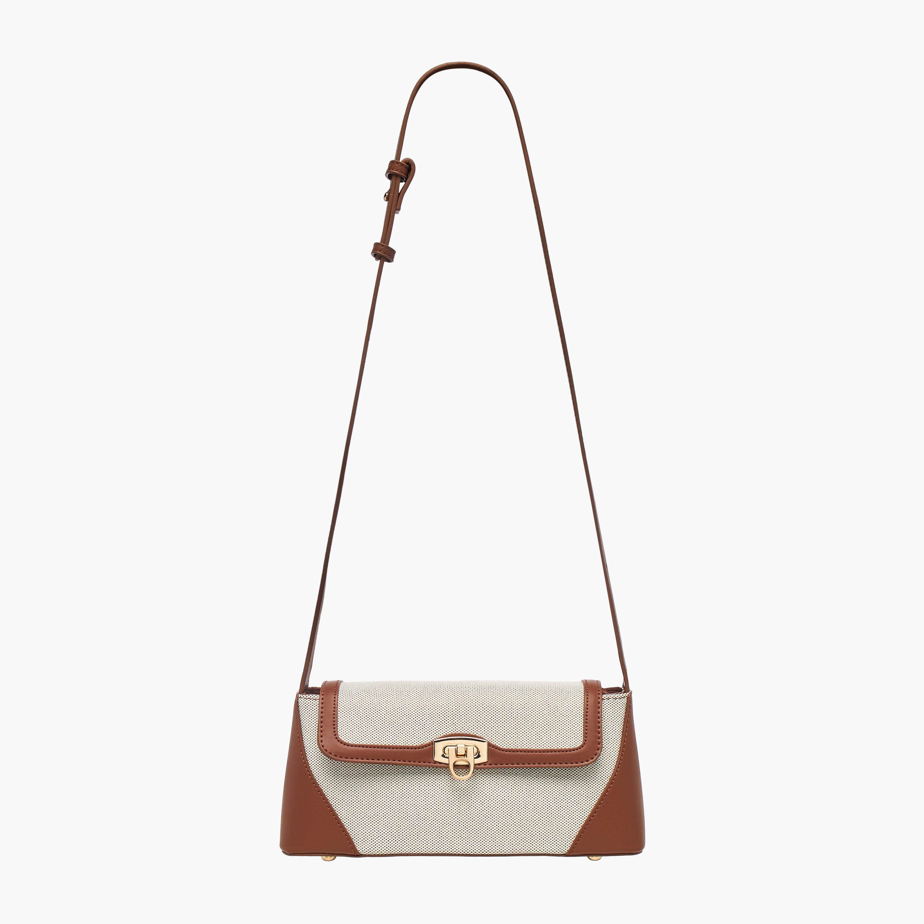 شنطة كتف بارزة الملمس بطية إغلاق ومقبض قابل للتعديل-women-bagsandwallets-backpacks-image-7