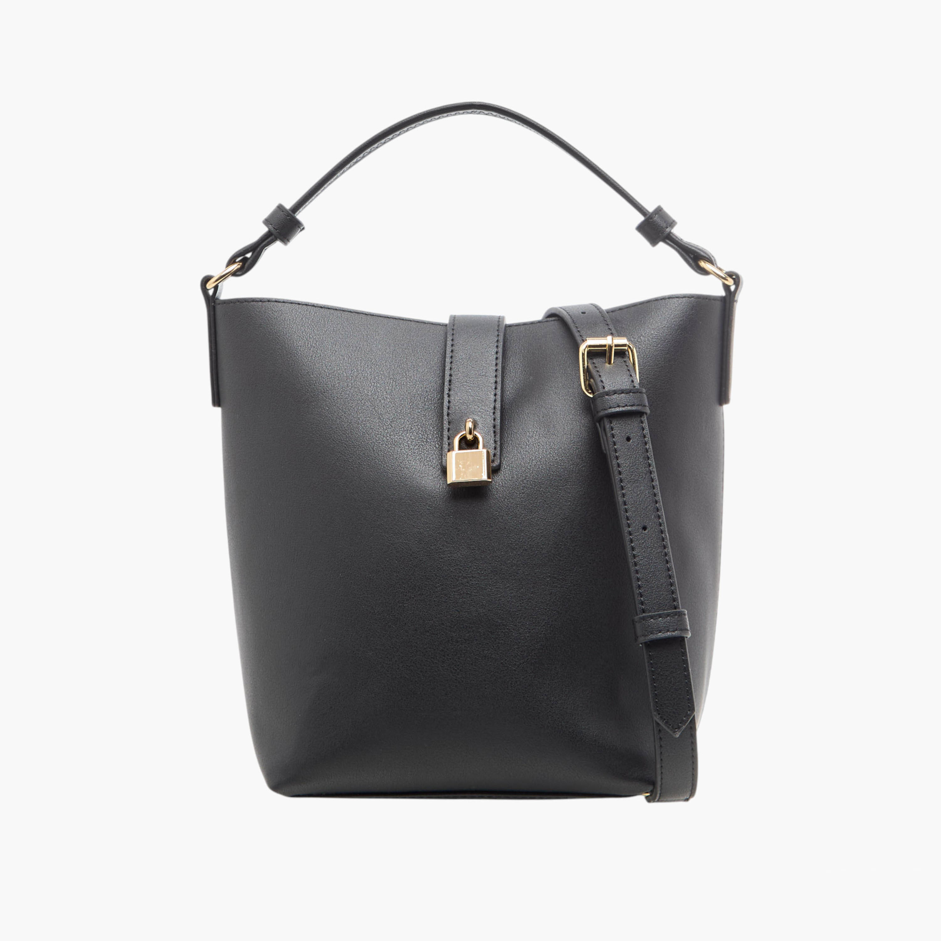 شنطة كروس بودي بحزام قابل للفصل وزر إغلاق مغناطيسي وزينة قفل-women-bagsandwallets-handbags-image-1