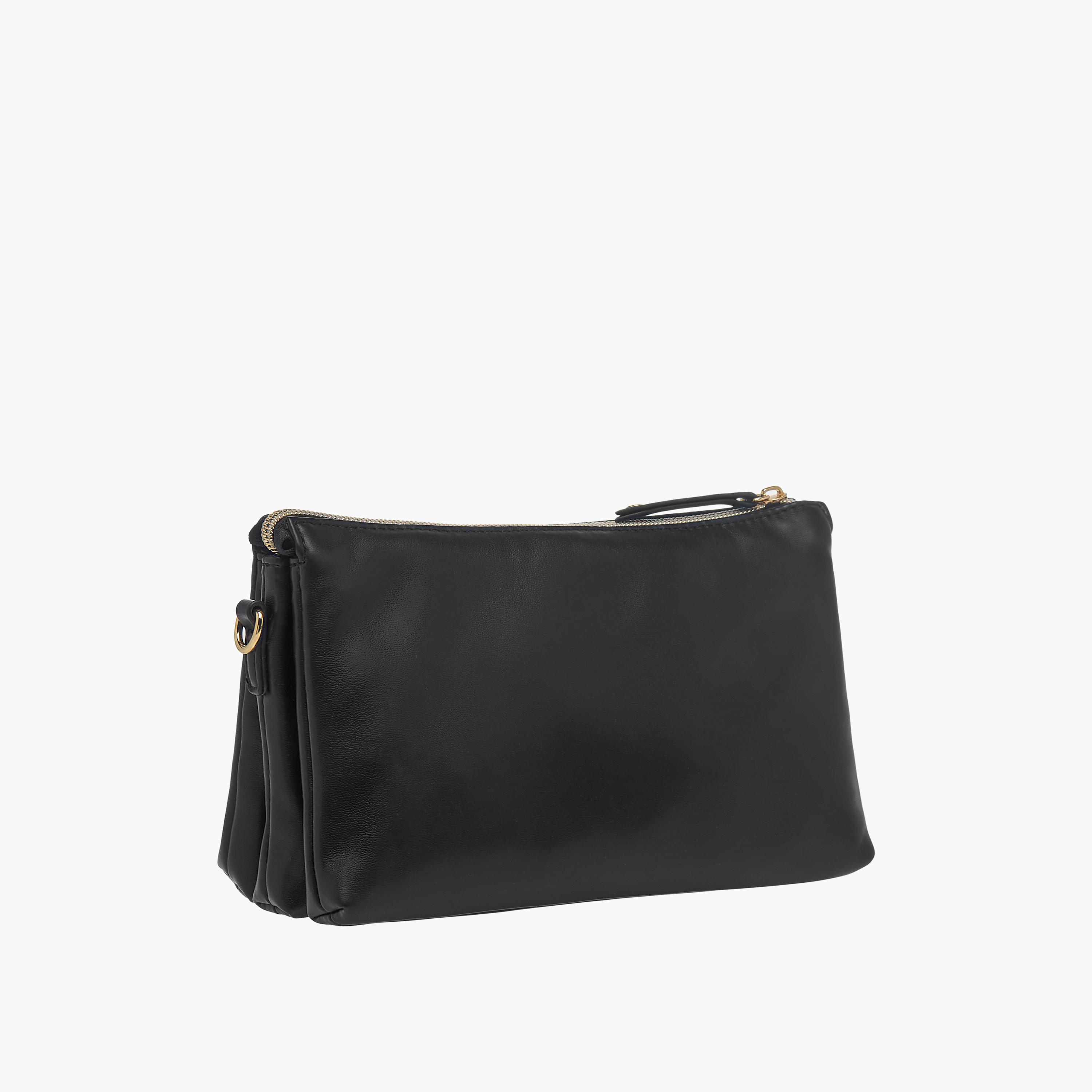 شنطة كروس بودي بارزة الملمس بسحاب إغلاق وحزام قابل للفصل-women-bagsandwallets-handbags-image-4
