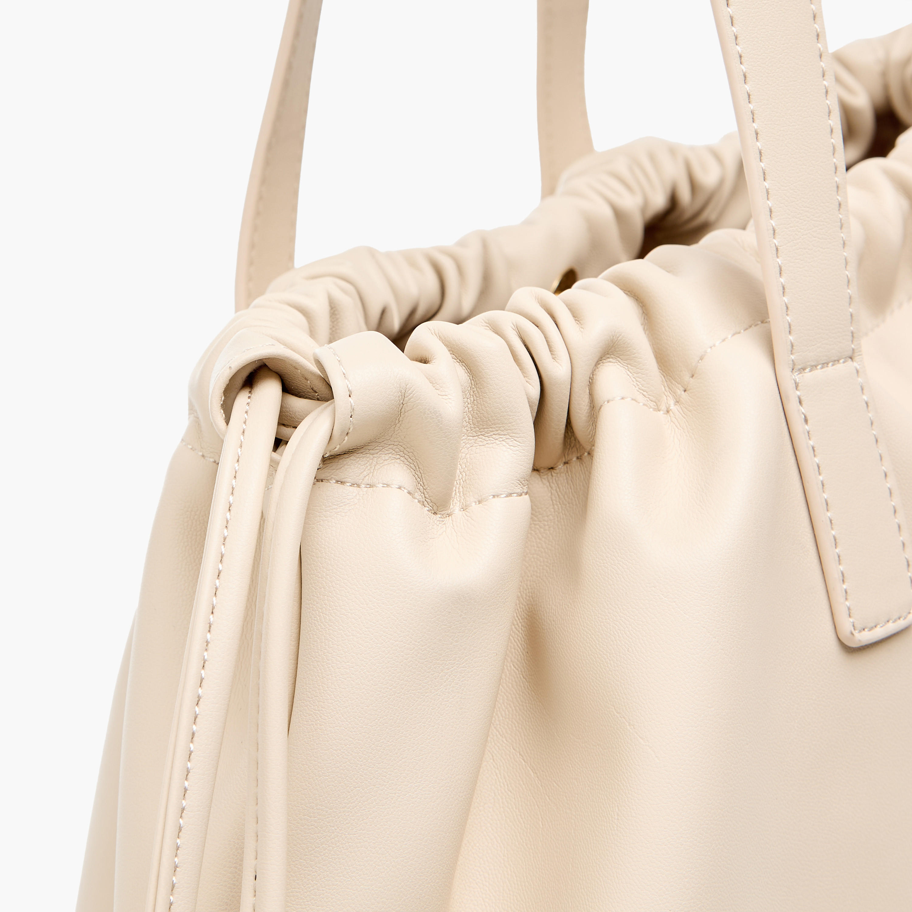 Drawstring Closure Shoulder Bag with Double Handle-women-bagsandwallets-handbags-image-4
