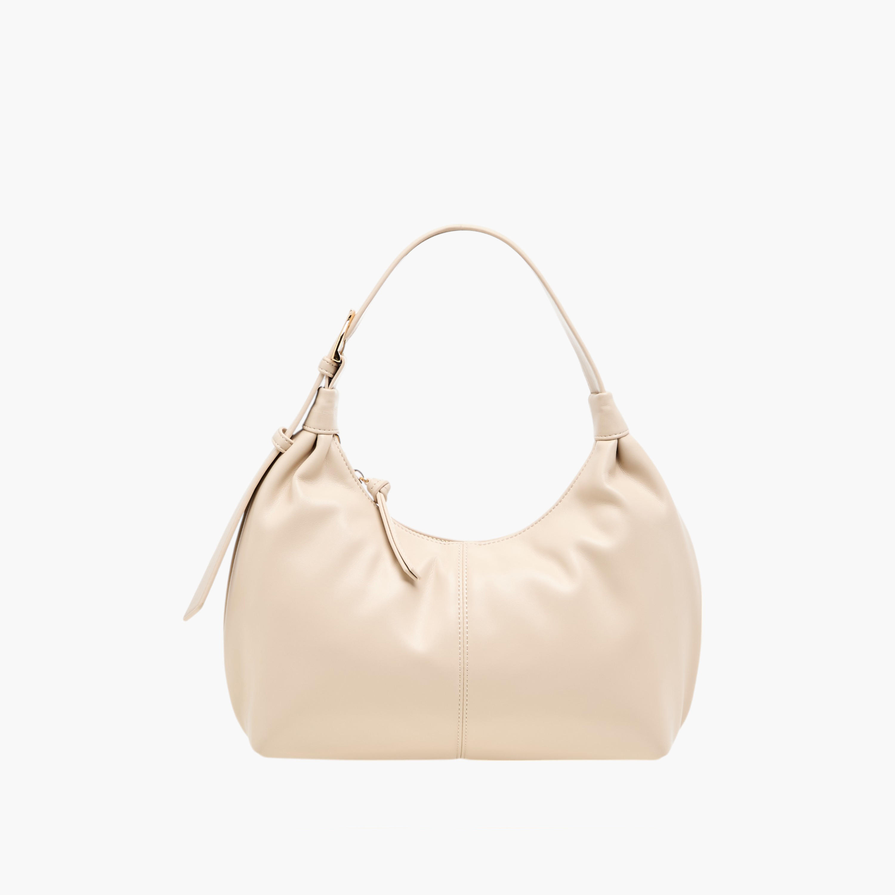 شنطة كتف بمقبض قابل للتعديل مع سحاب للإغلاق-women-bagsandwallets-handbags-image-1