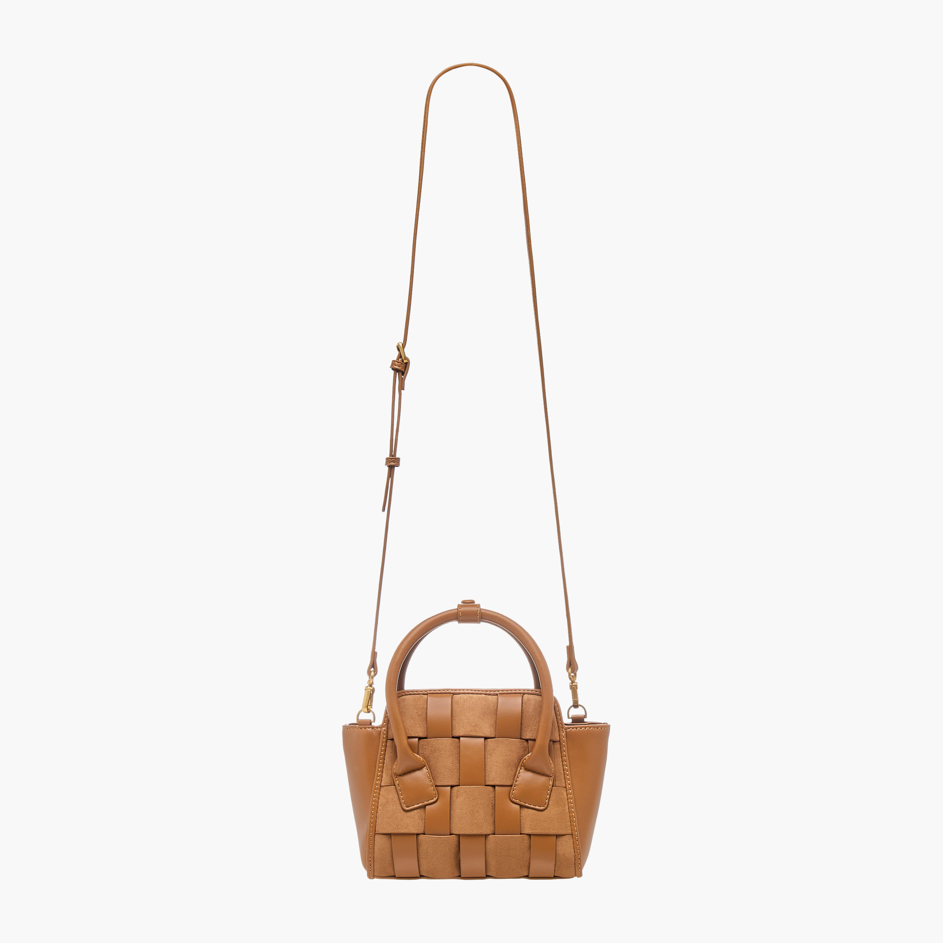 Textured Crossbody Bag with Detachable Strap and Pouch-women-bagsandwallets-handbags-image-3
