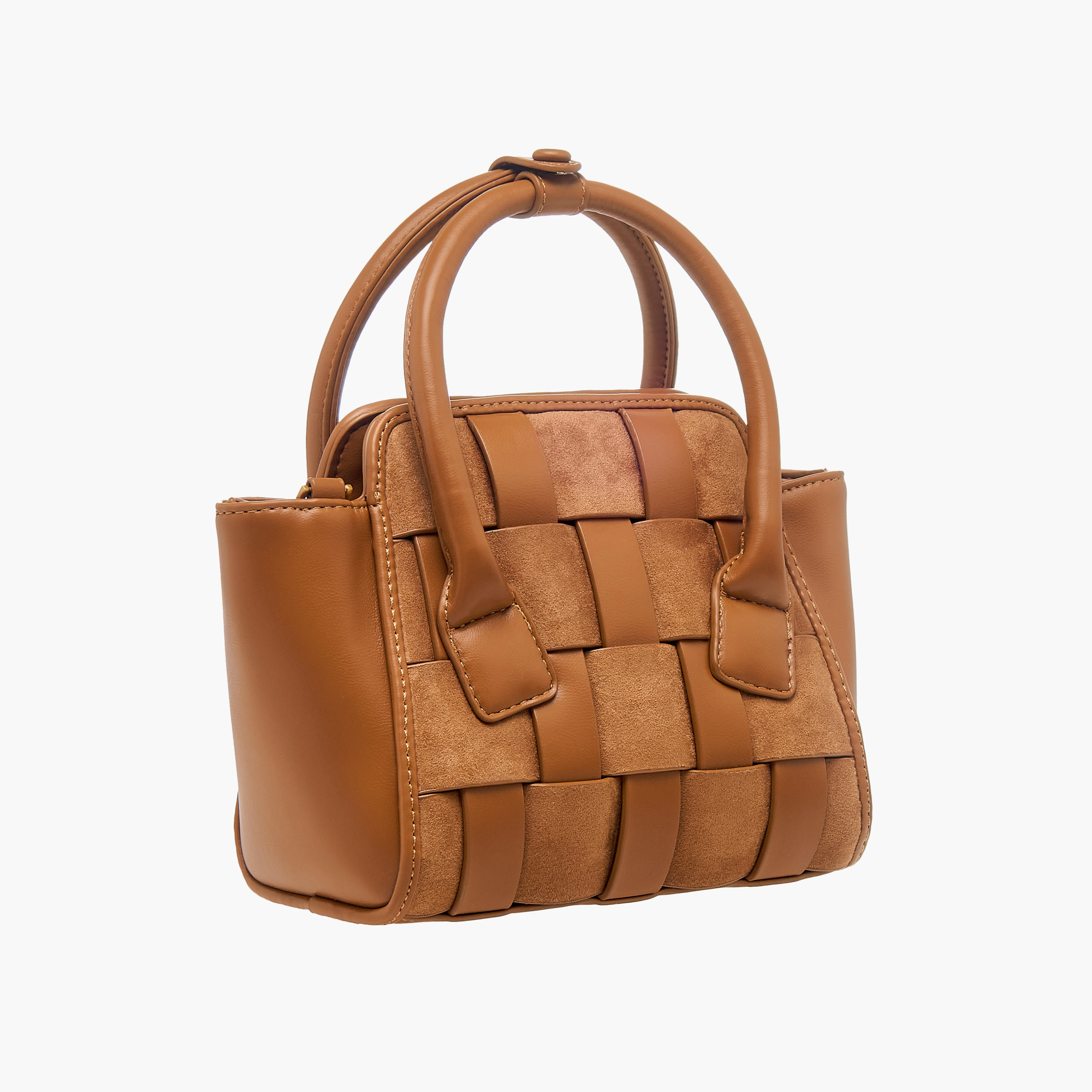 Textured Crossbody Bag with Detachable Strap and Pouch-women-bagsandwallets-handbags-image-4
