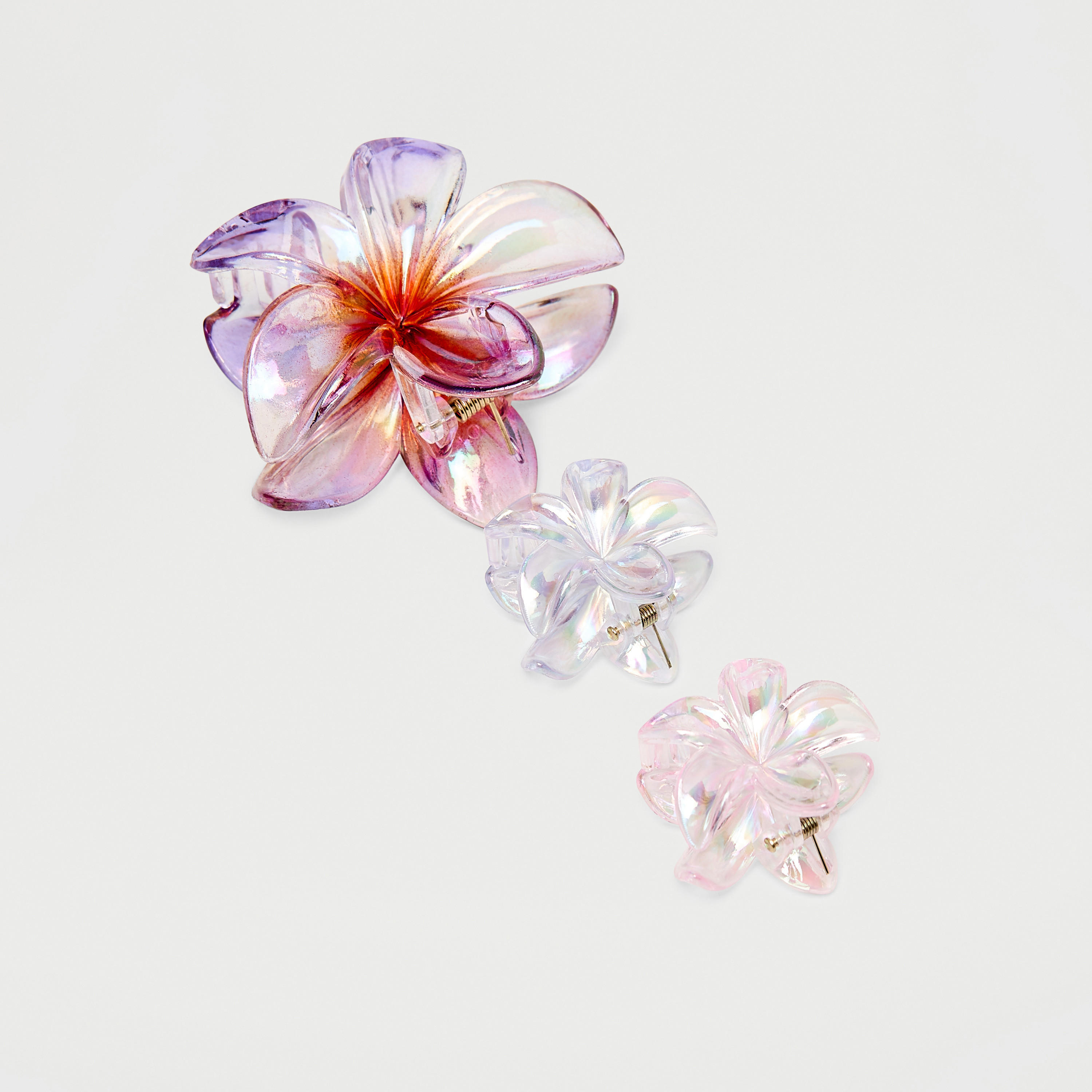 مشابك شعر بتصميمات زهرية - طقم من 3 قطع-women-hairaccessories-clamps-image-3