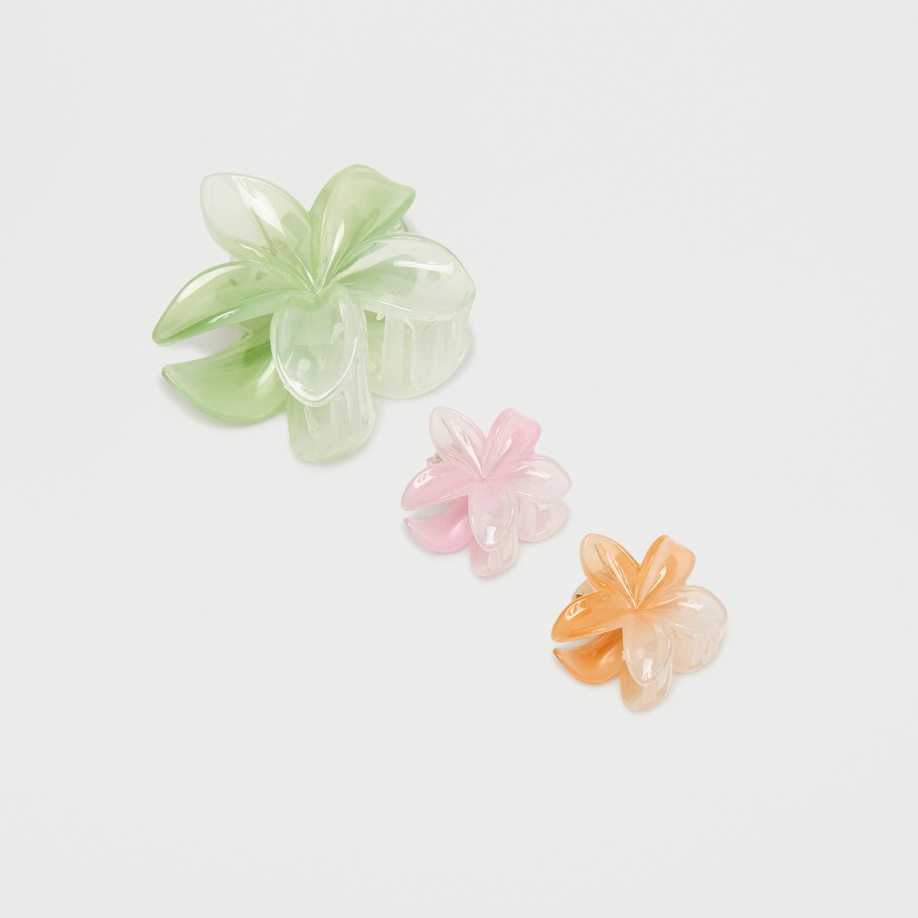 مشابك شعر بتصميم زهري - طقم من 3 قطع-women-hairaccessories-image-1