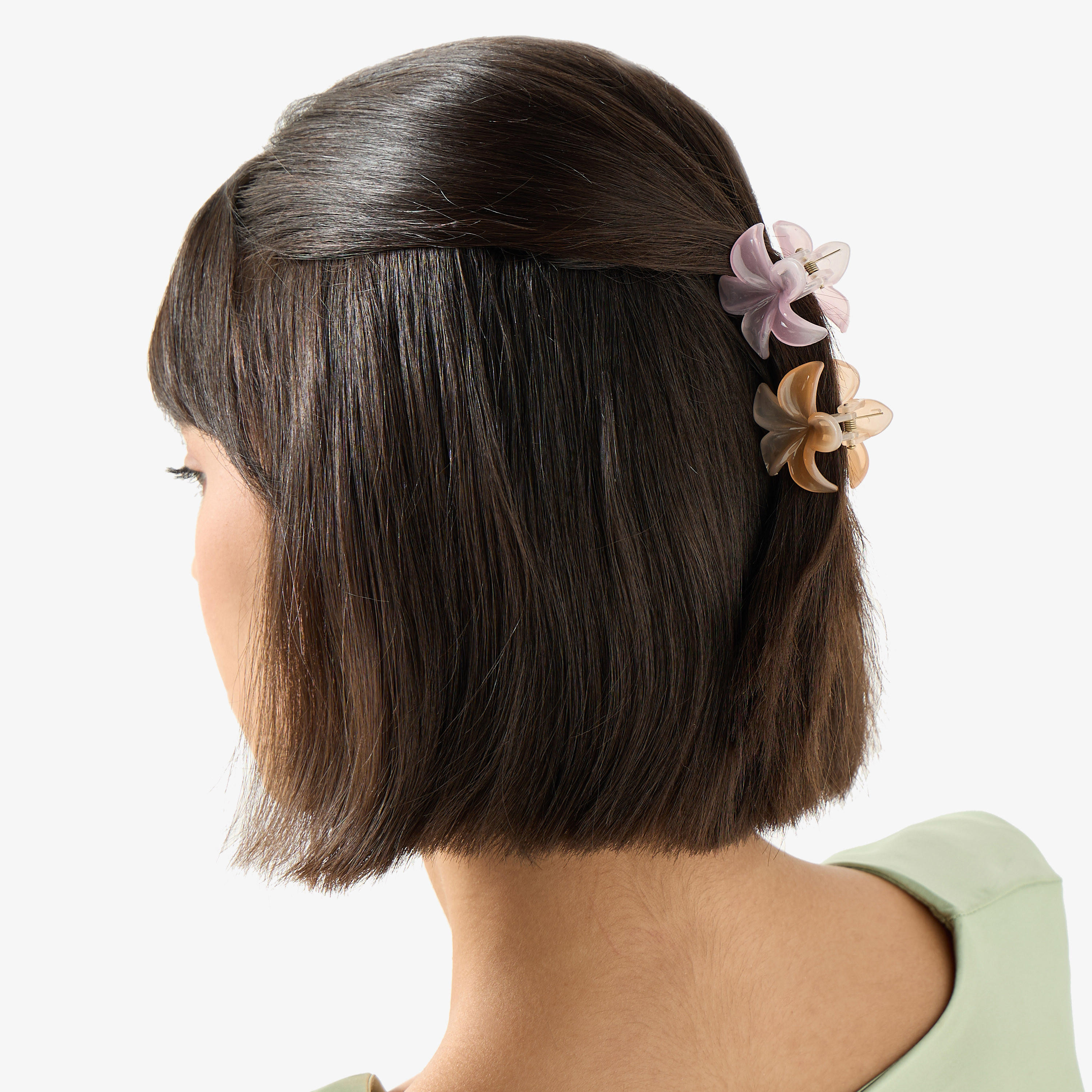 مشابك شعر بتصميم زهري - طقم من 3 قطع-women-hairaccessories-image-2