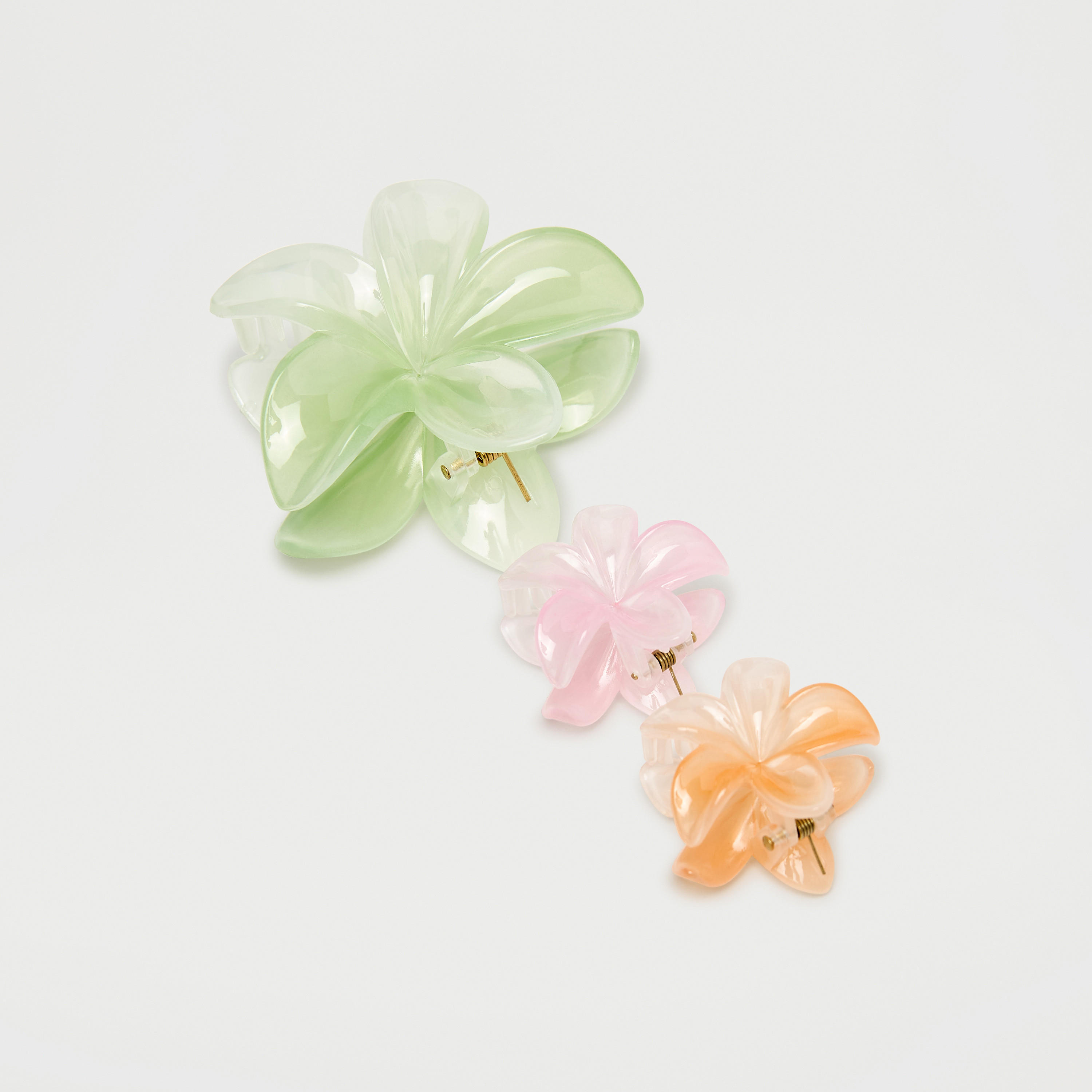 مشابك شعر بتصميم زهري - طقم من 3 قطع-women-hairaccessories-image-3