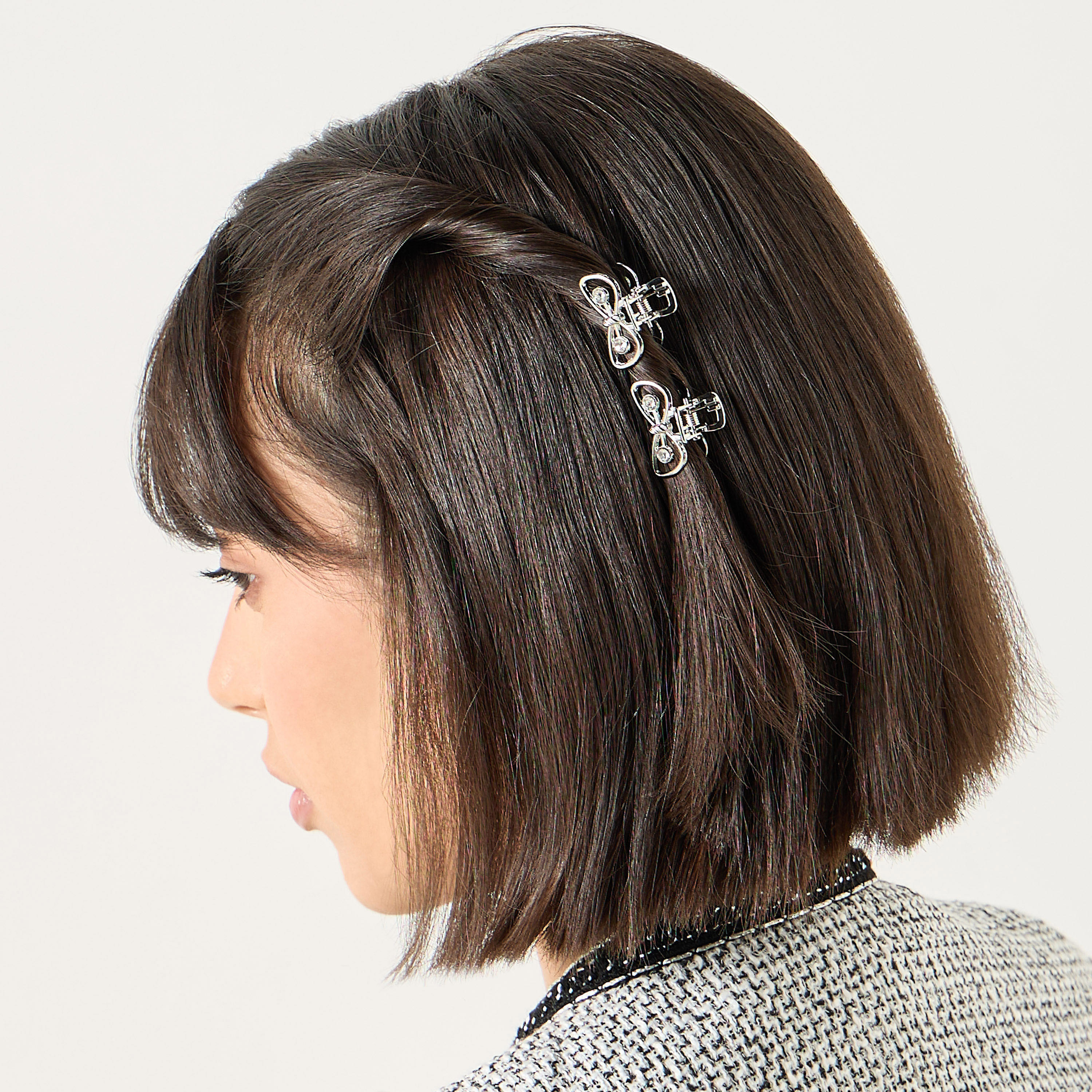 Set of 4 - Embellished Hair Clamp-women-hairaccessories-clamps-image-2