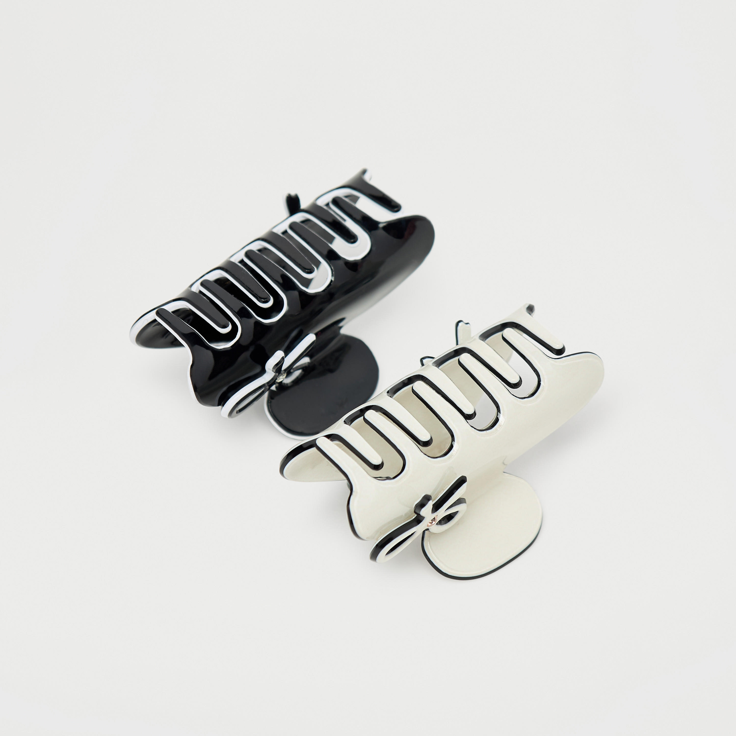 مشبك شعر بتزيينات فيونكة- طقم من قطعتين-women-hairaccessories-clamps-image-4