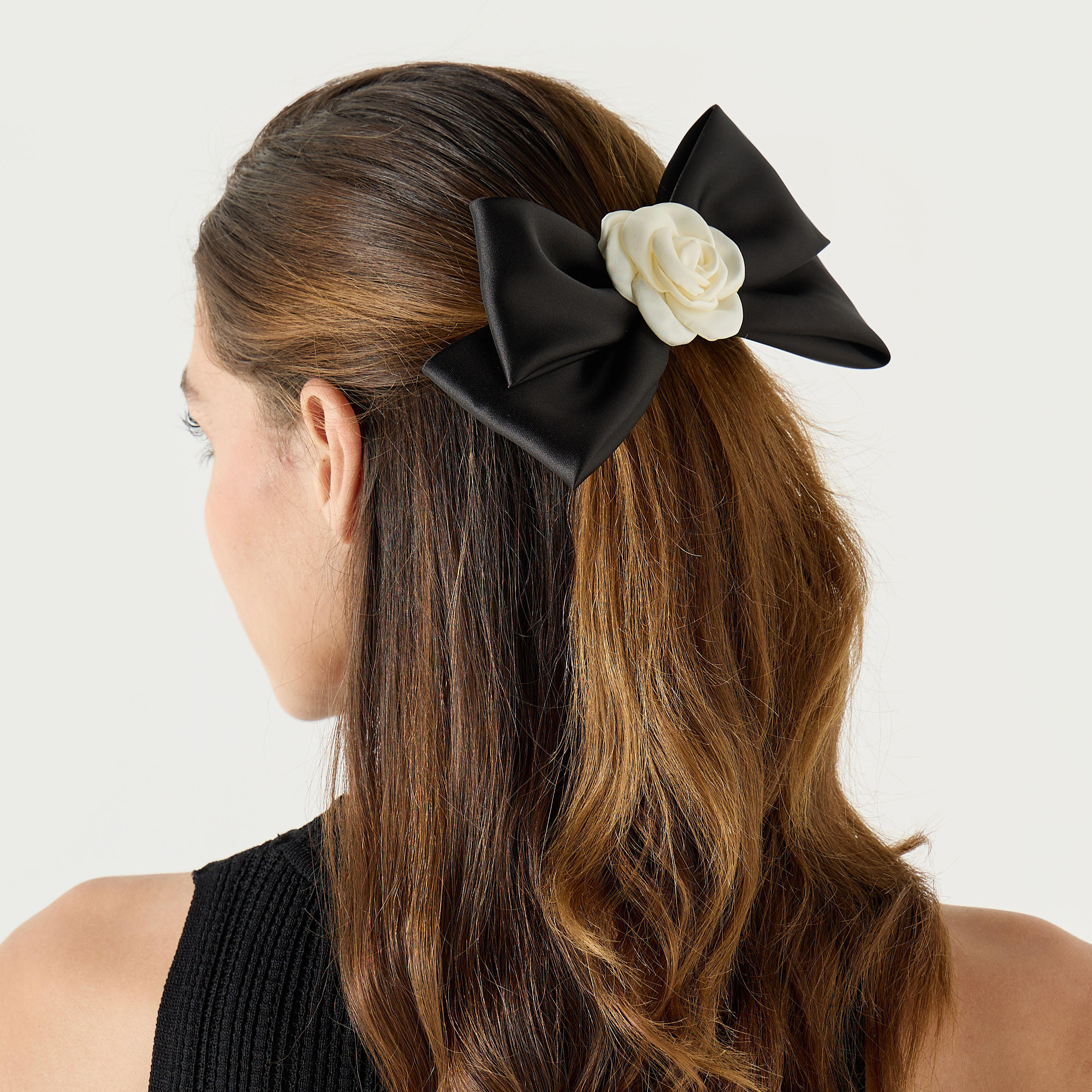 مشبك شعر باريت فيونكة بزينة زهور-women-hairaccessories-clips-image-2