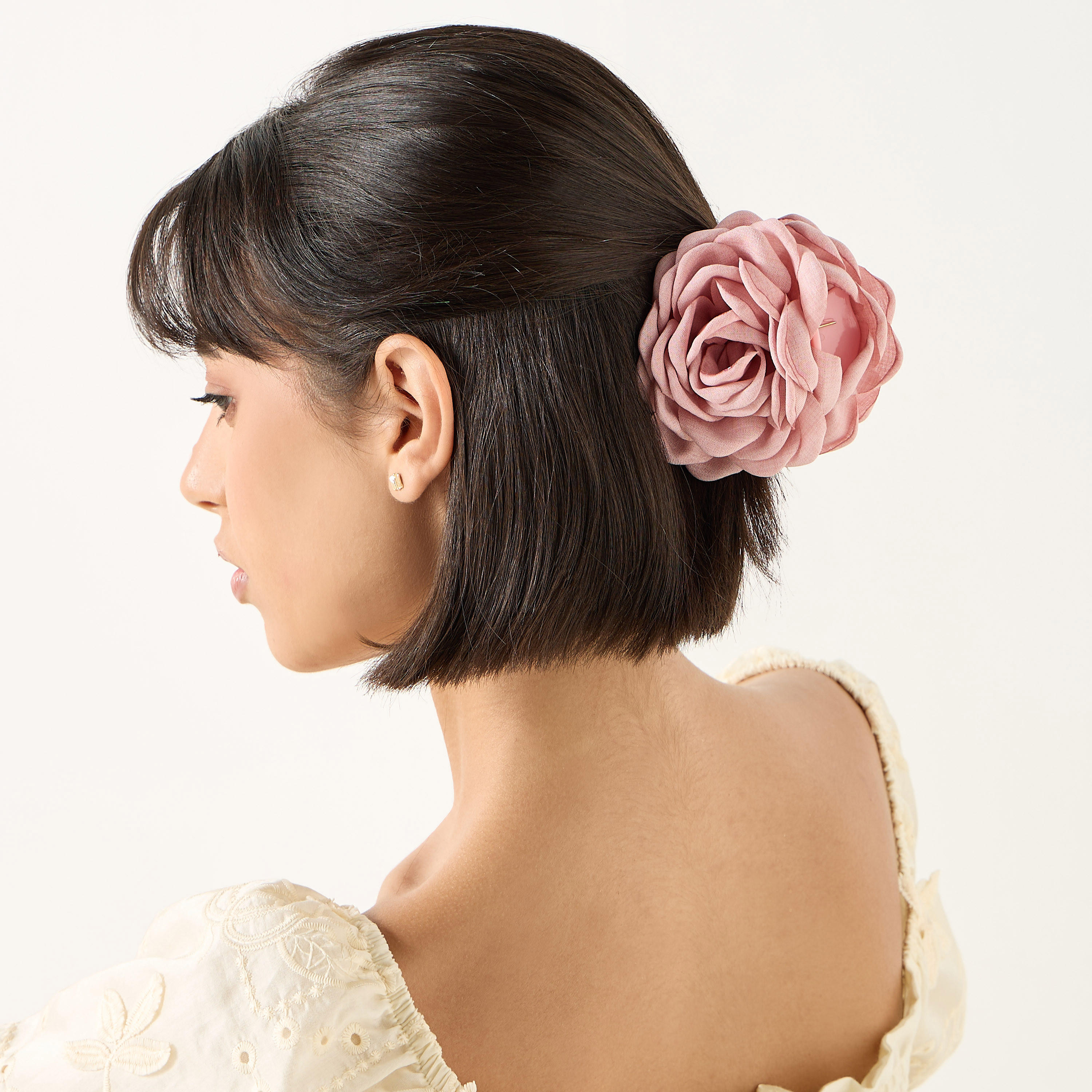 Rose Shaped Hair Clamp-women-hairaccessories-clamps-image-2