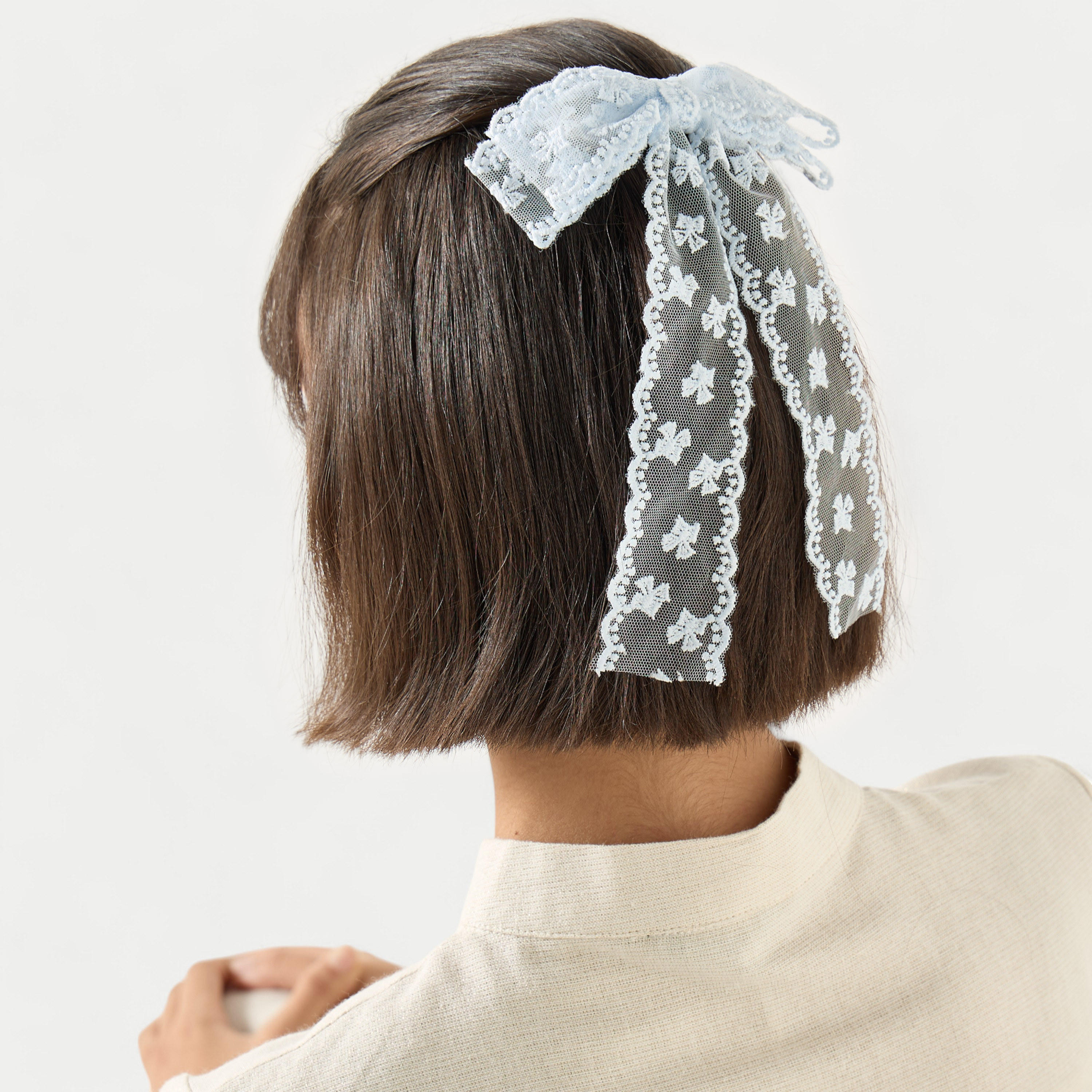 مشبك شعر بفيونكة دانتيل-women-hairaccessories-image-2