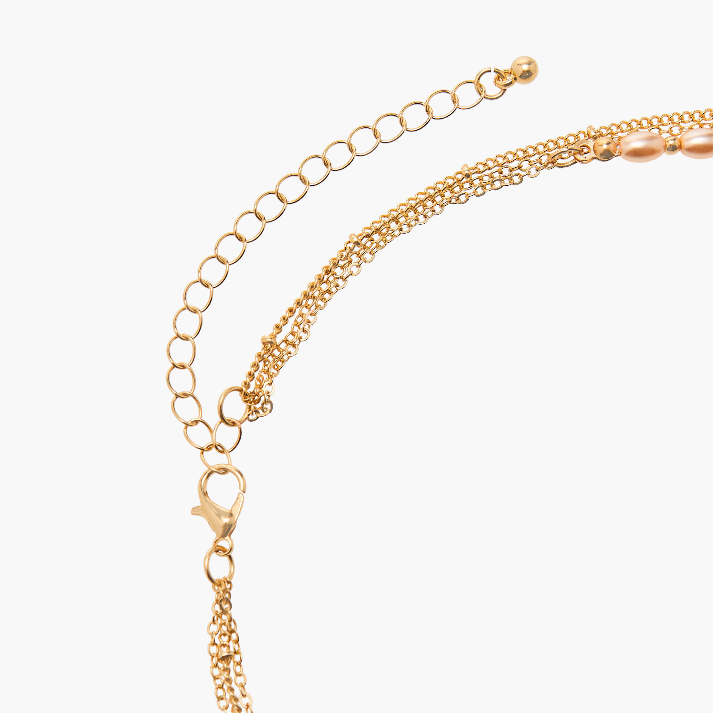 قلادة متعددة الطبقات بمشبك إغلاق-women-watchesandjewellery-jewellery-necklacesandpendants-image-5