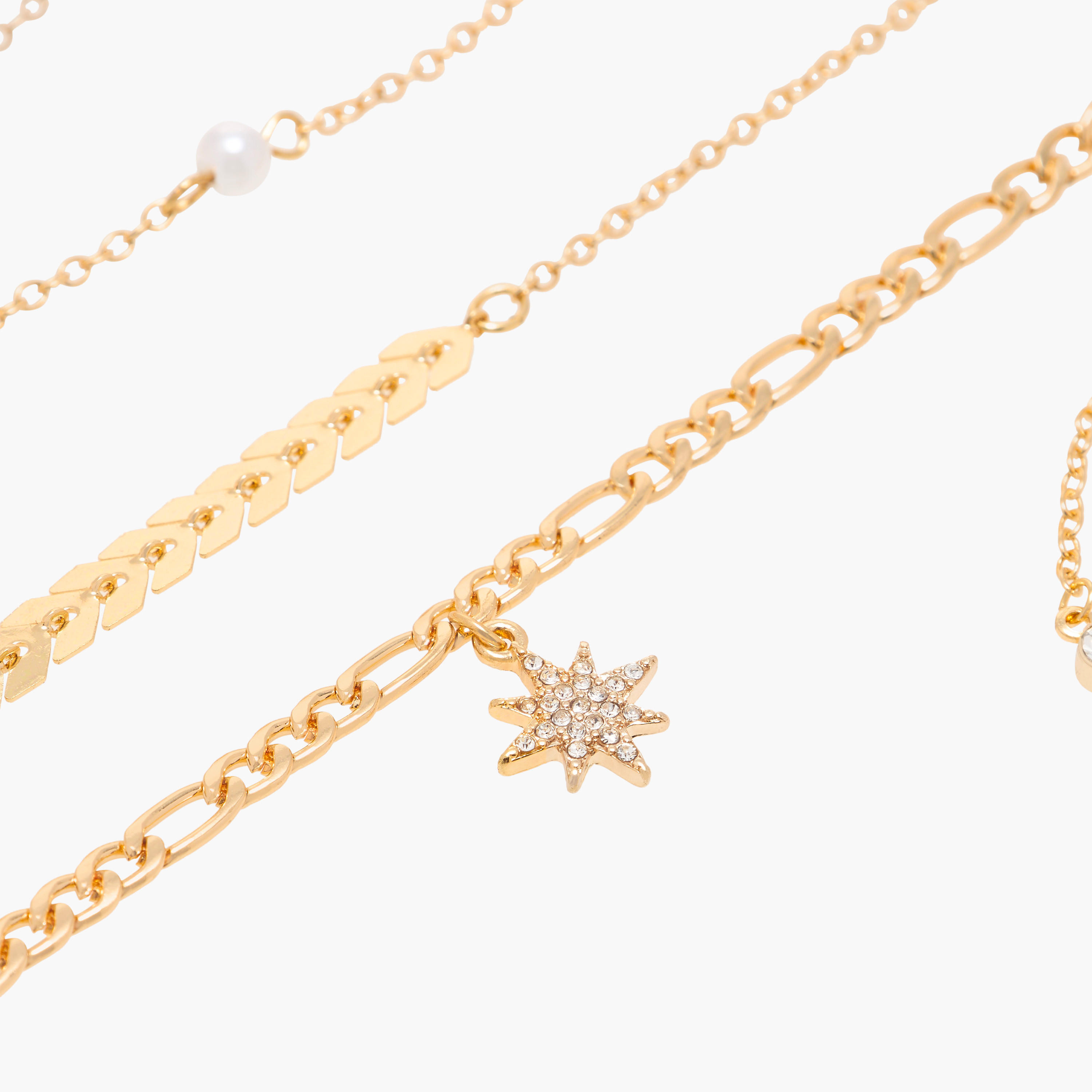 طقم أساور بمشبك إغلاق 5 قطع متنوعة-women-watchesandjewellery-jewellery-banglesandbracelets-image-8