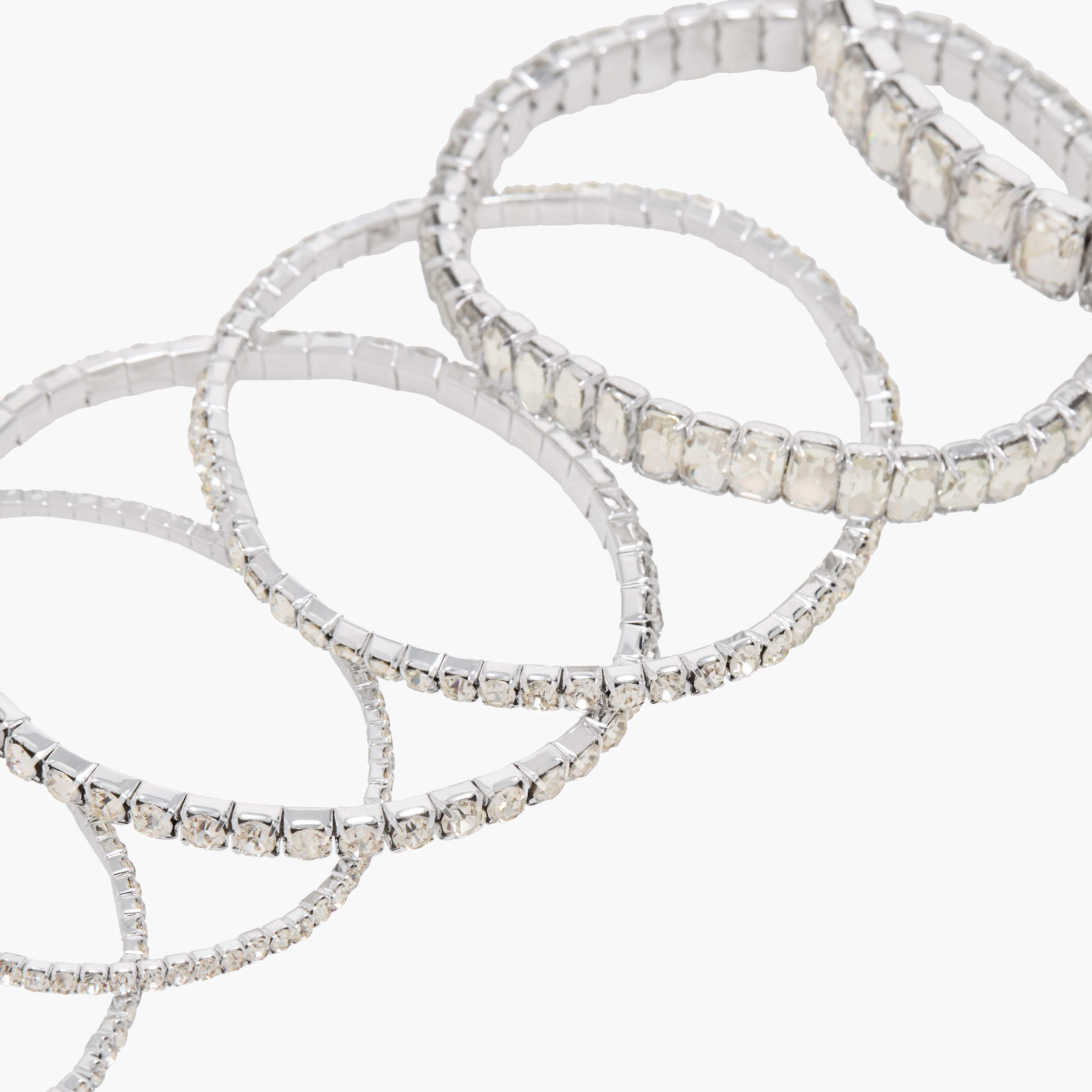 أساور مزينة - مجموعة 6 قطع-women-watchesandjewellery-jewellery-banglesandbracelets-image-9
