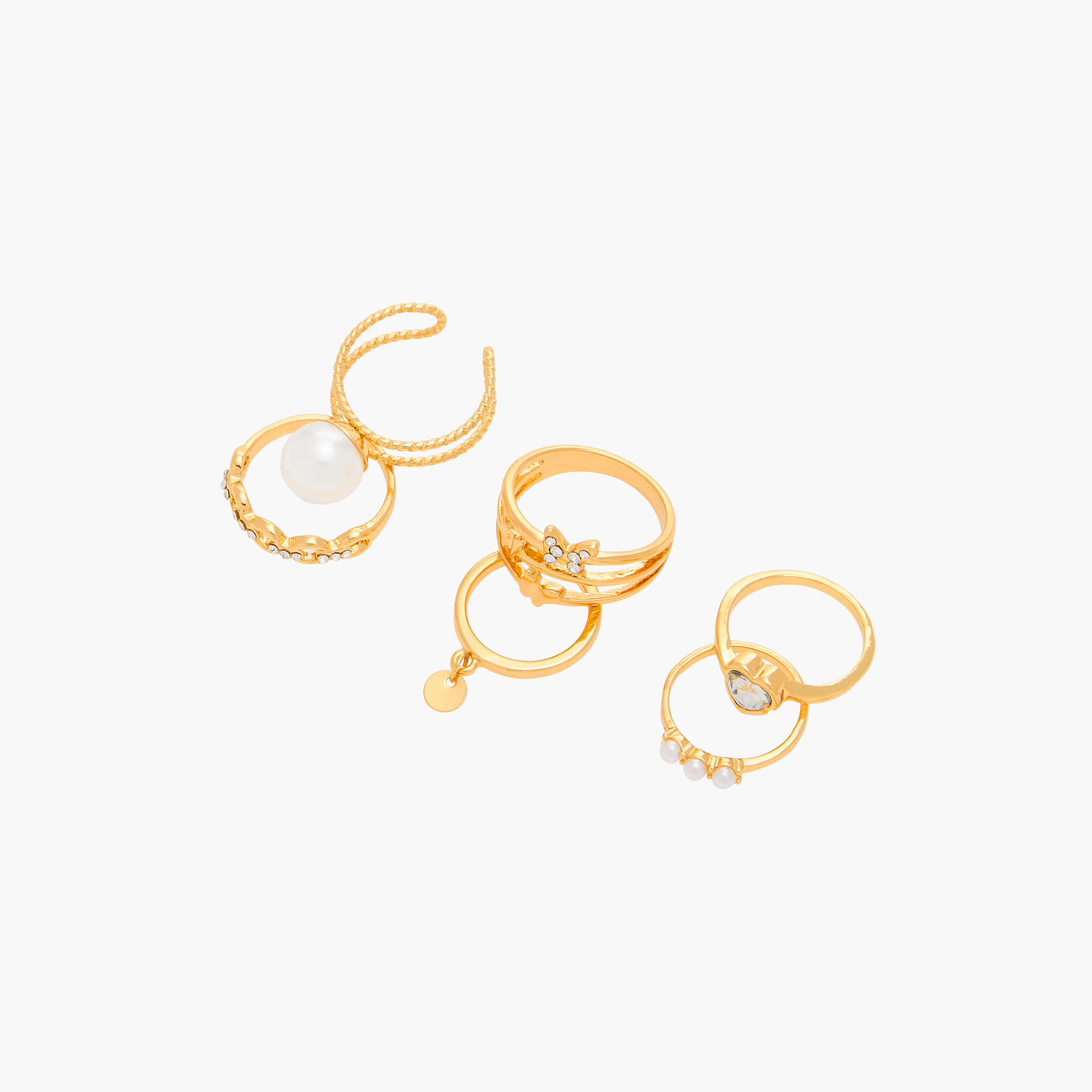 خواتم متنوعة - طقم 6 قطع-women-watchesandjewellery-jewellery-rings-image-5