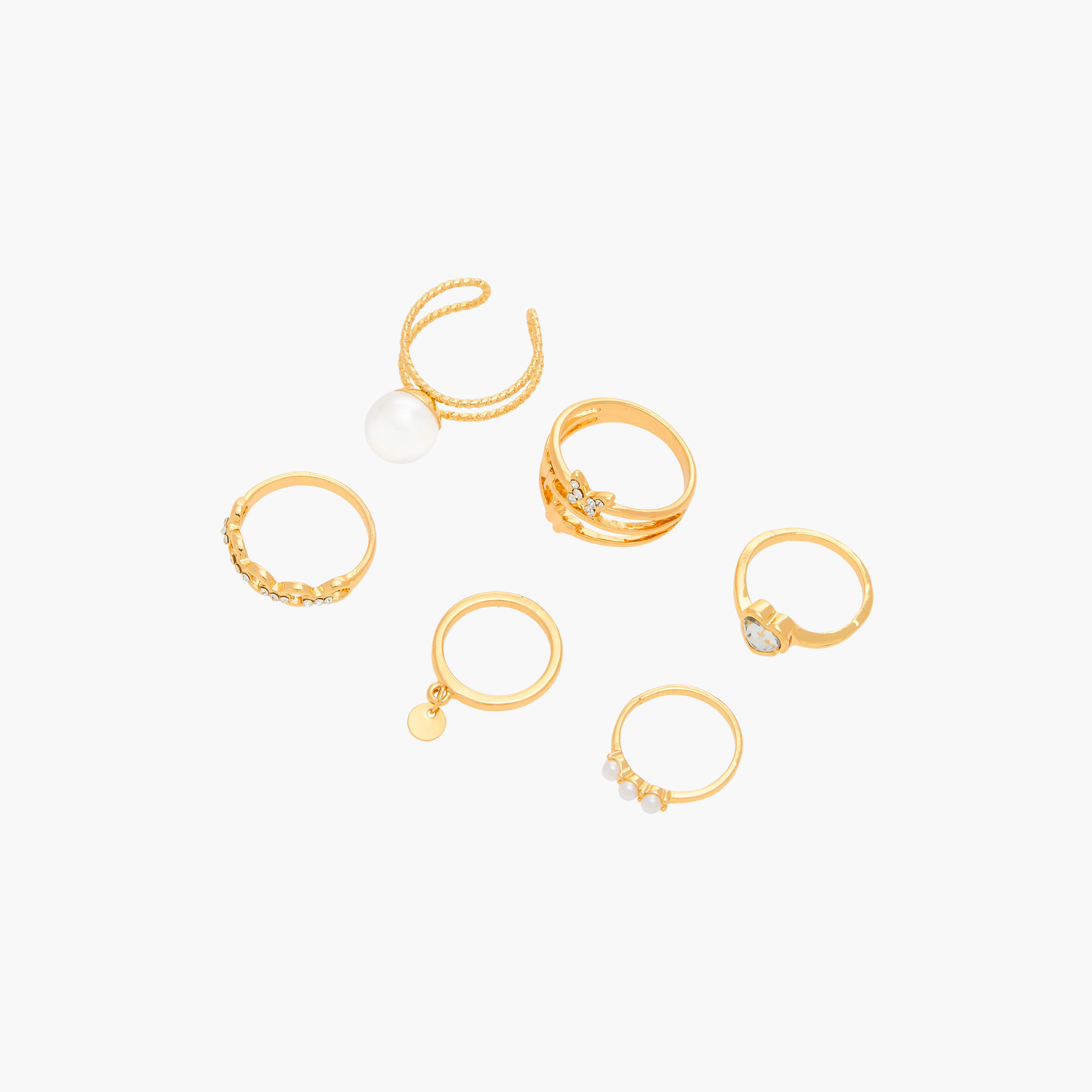 خواتم متنوعة - طقم 6 قطع-women-watchesandjewellery-jewellery-rings-image-3