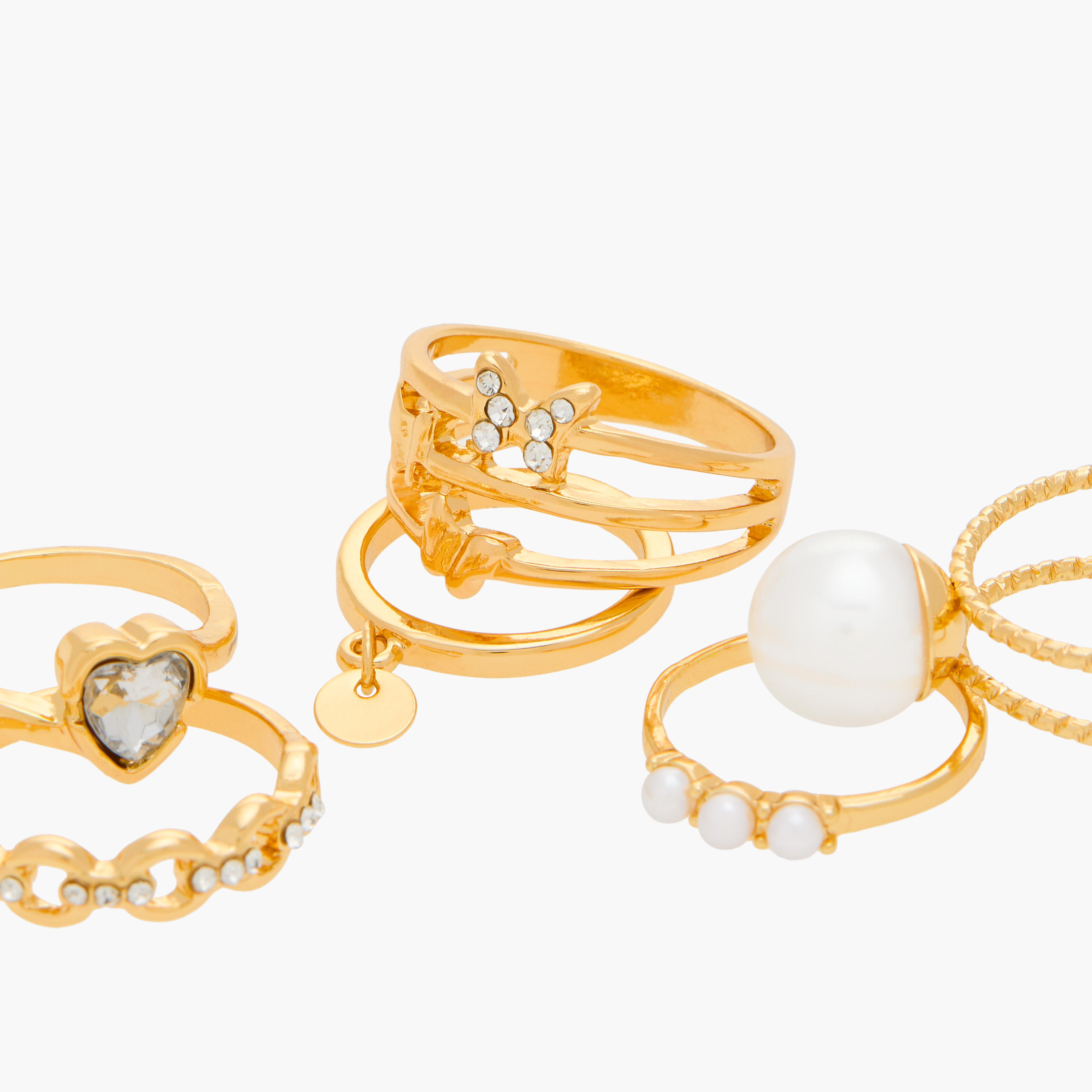 خواتم متنوعة - طقم 6 قطع-women-watchesandjewellery-jewellery-rings-image-2
