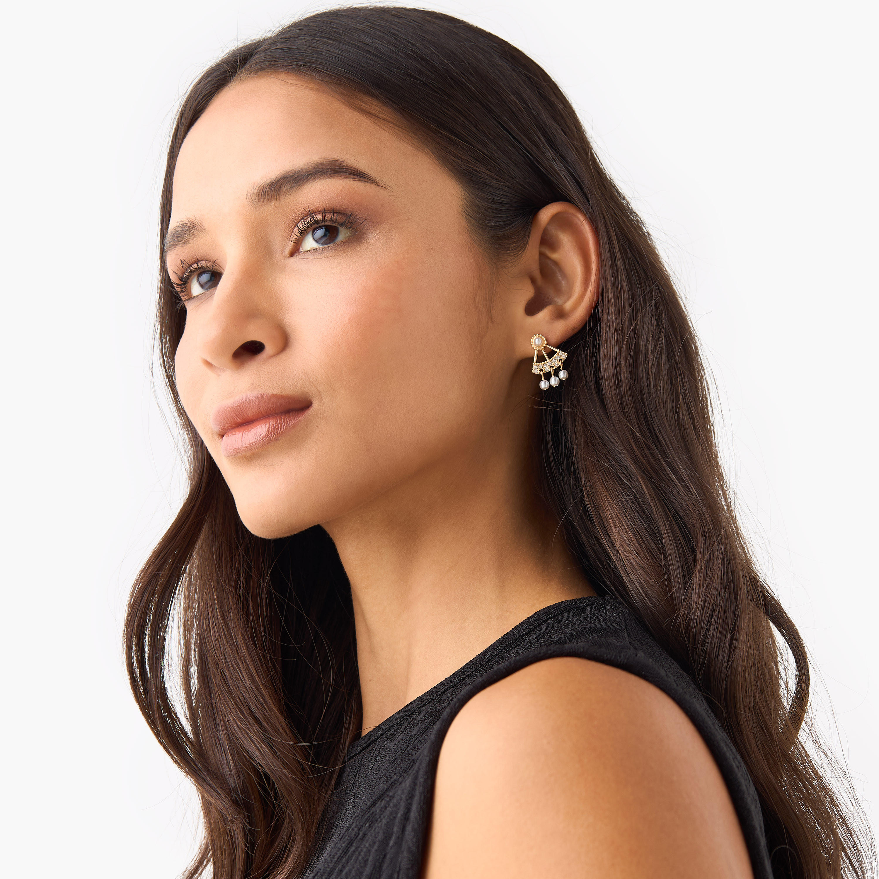 حلقان متنوعة مزينة بالأحجار - طقم من 12-women-watchesandjewellery-jewellery-earrings-image-4