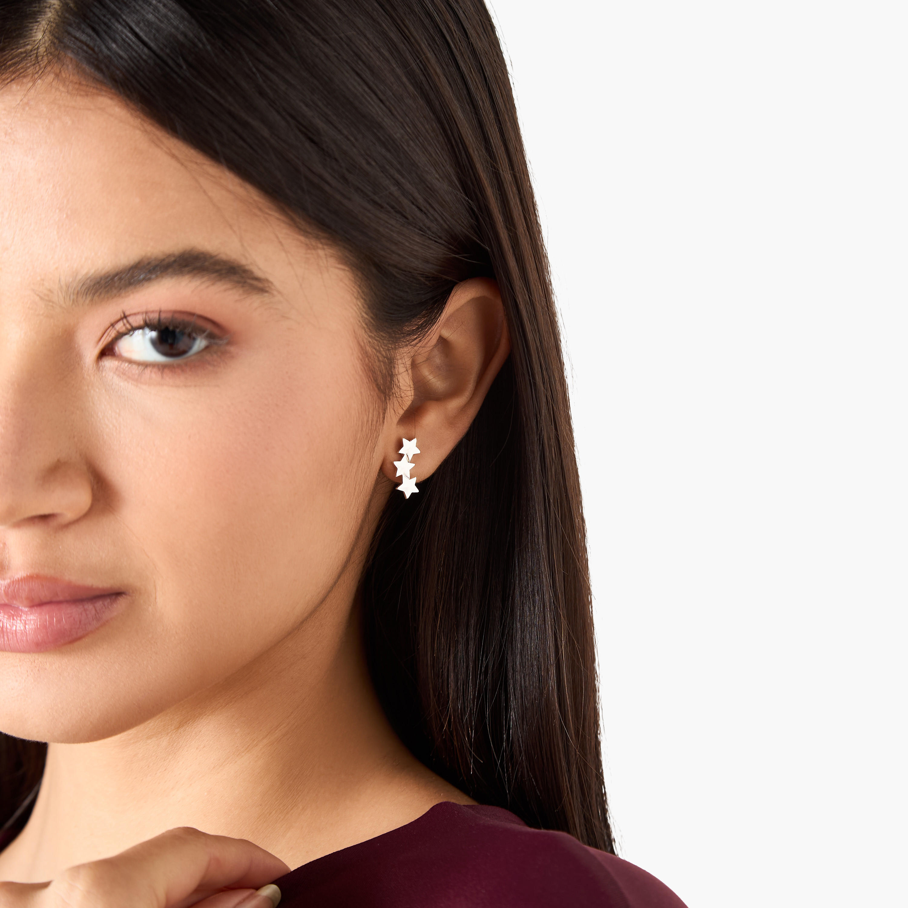 طقم حلقان 16 قطعة متنوعة بمكبس إغلاق خلفي-women-watchesandjewellery-jewellery-earrings-image-4