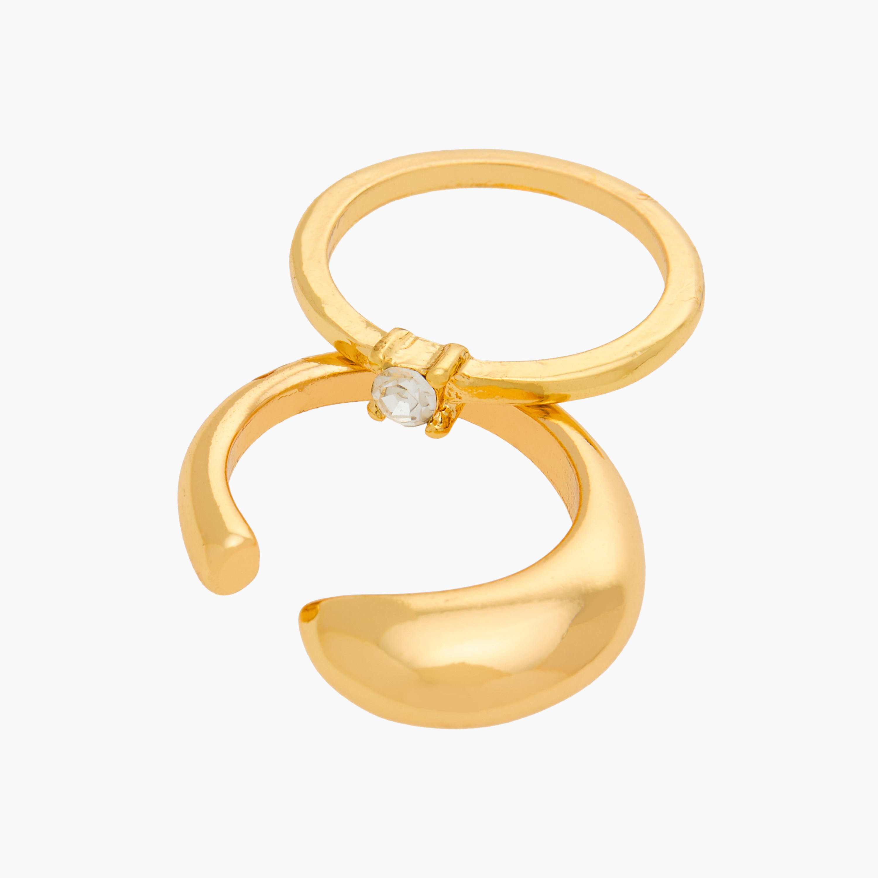 خواتم ميتاليك - مجموعة 5 قطع-women-watchesandjewellery-jewellery-rings-image-1