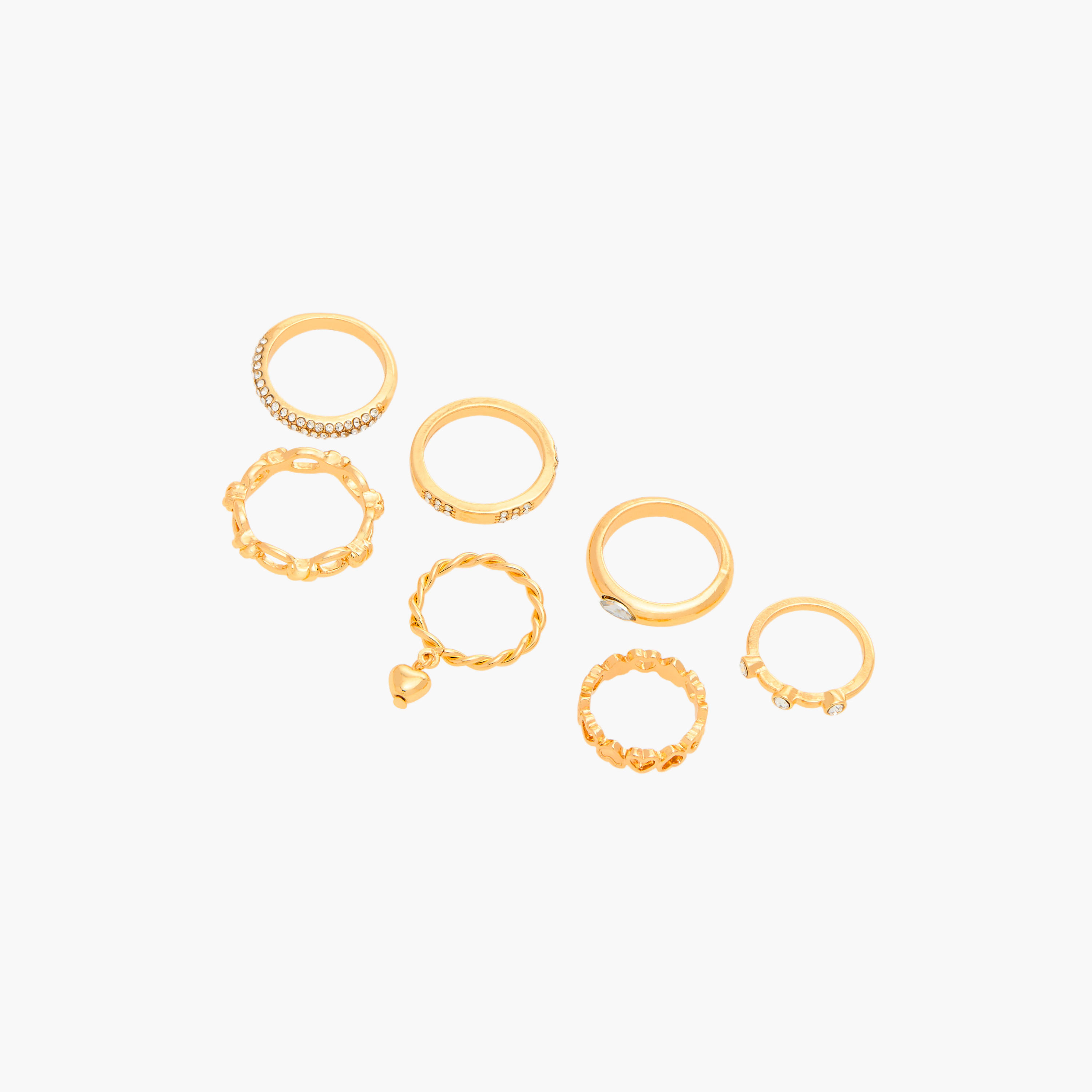 خواتم متنوعة - طقم 8 قطع-women-watchesandjewellery-jewellery-rings-image-3