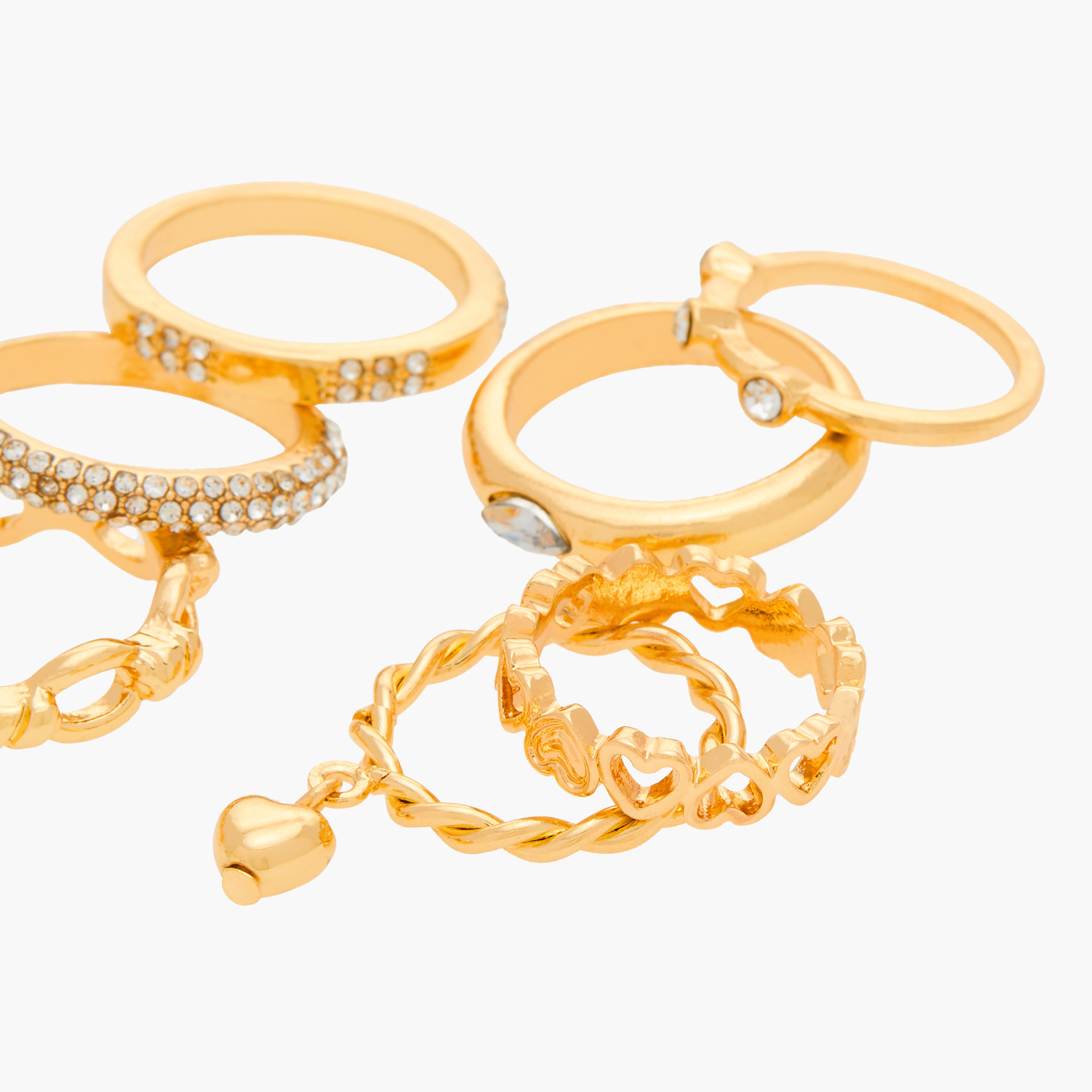 خواتم متنوعة - طقم 8 قطع-women-watchesandjewellery-jewellery-rings-image-2