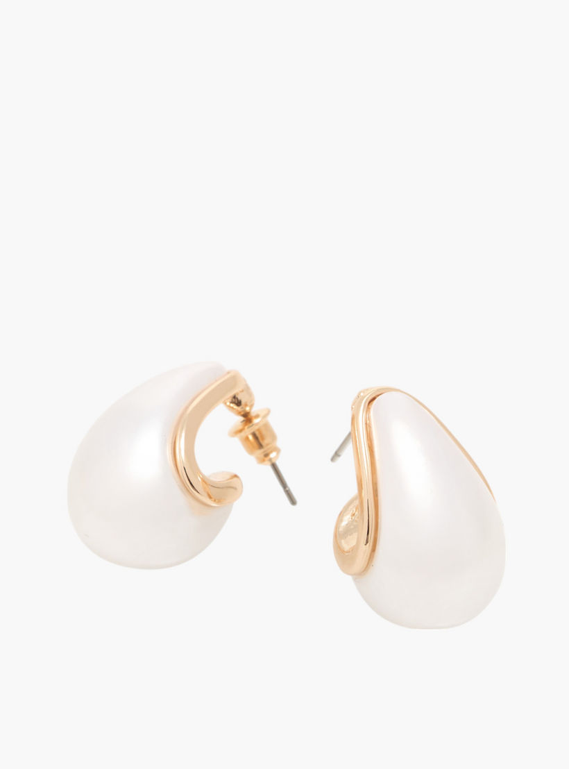 أقراط مرصّعة مزيّنة بمكبس إغلاق خلفي-women-watchesandjewellery-jewellery-earrings-image-2