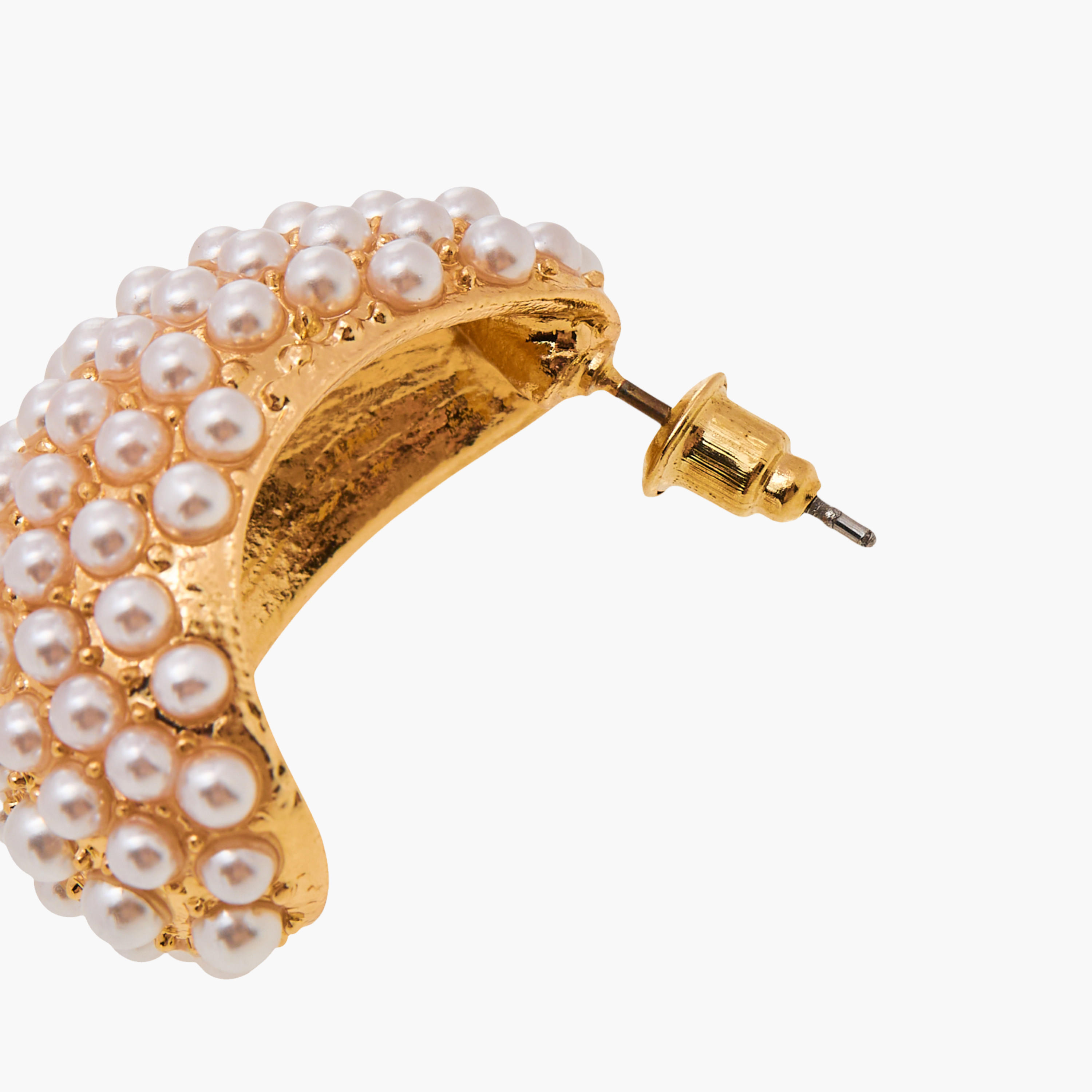 حلق مزين باللؤلؤ بمشبك إغلاق خلفي-women-watchesandjewellery-jewellery-earrings-image-5