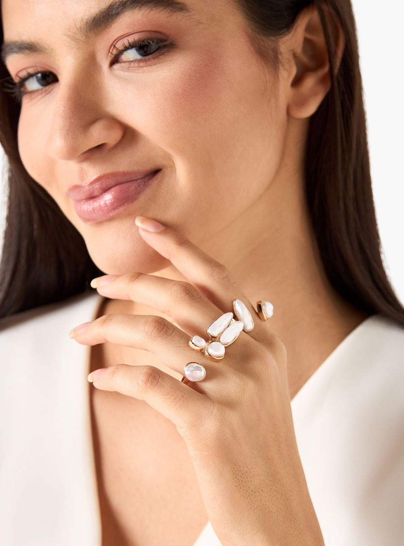 خواتم مزيّنة - طقم من 3 قطع-women-watchesandjewellery-jewellery-rings-image-4