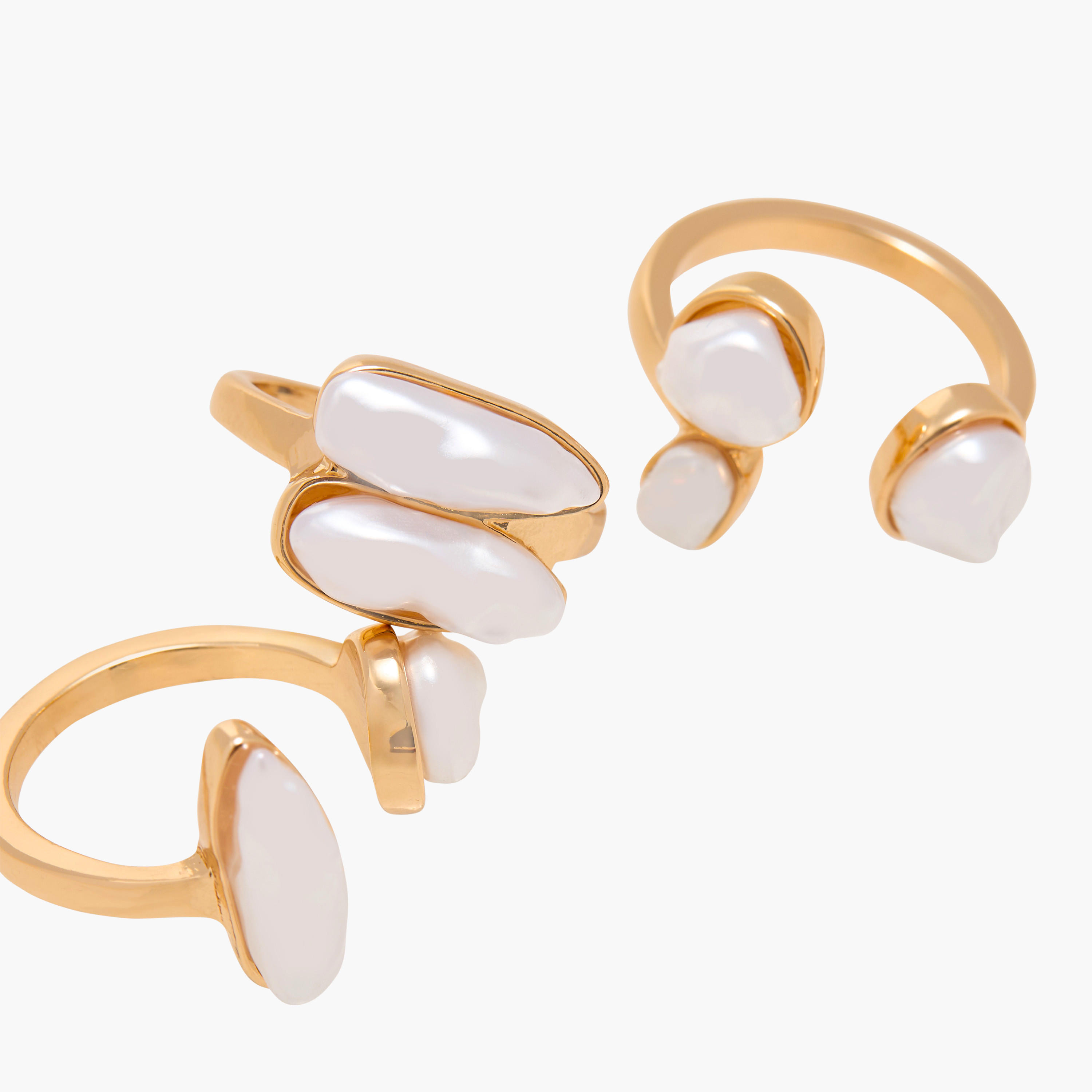 خواتم مزيّنة - طقم من 3 قطع-women-watchesandjewellery-jewellery-rings-image-2