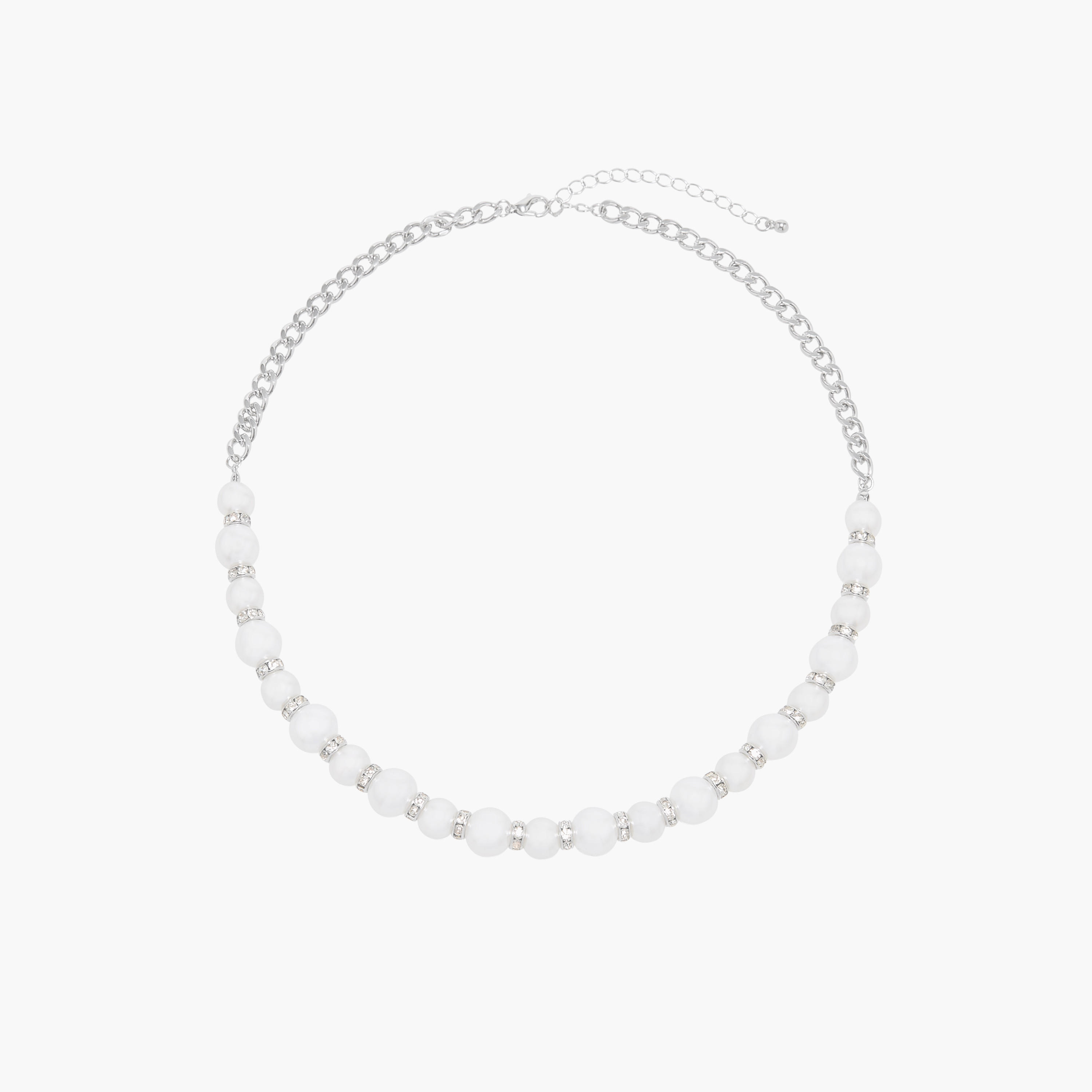 عقد بمشبك إغلاق وتزيينات لؤلؤ-women-watchesandjewellery-jewellery-necklacesandpendants-image-1