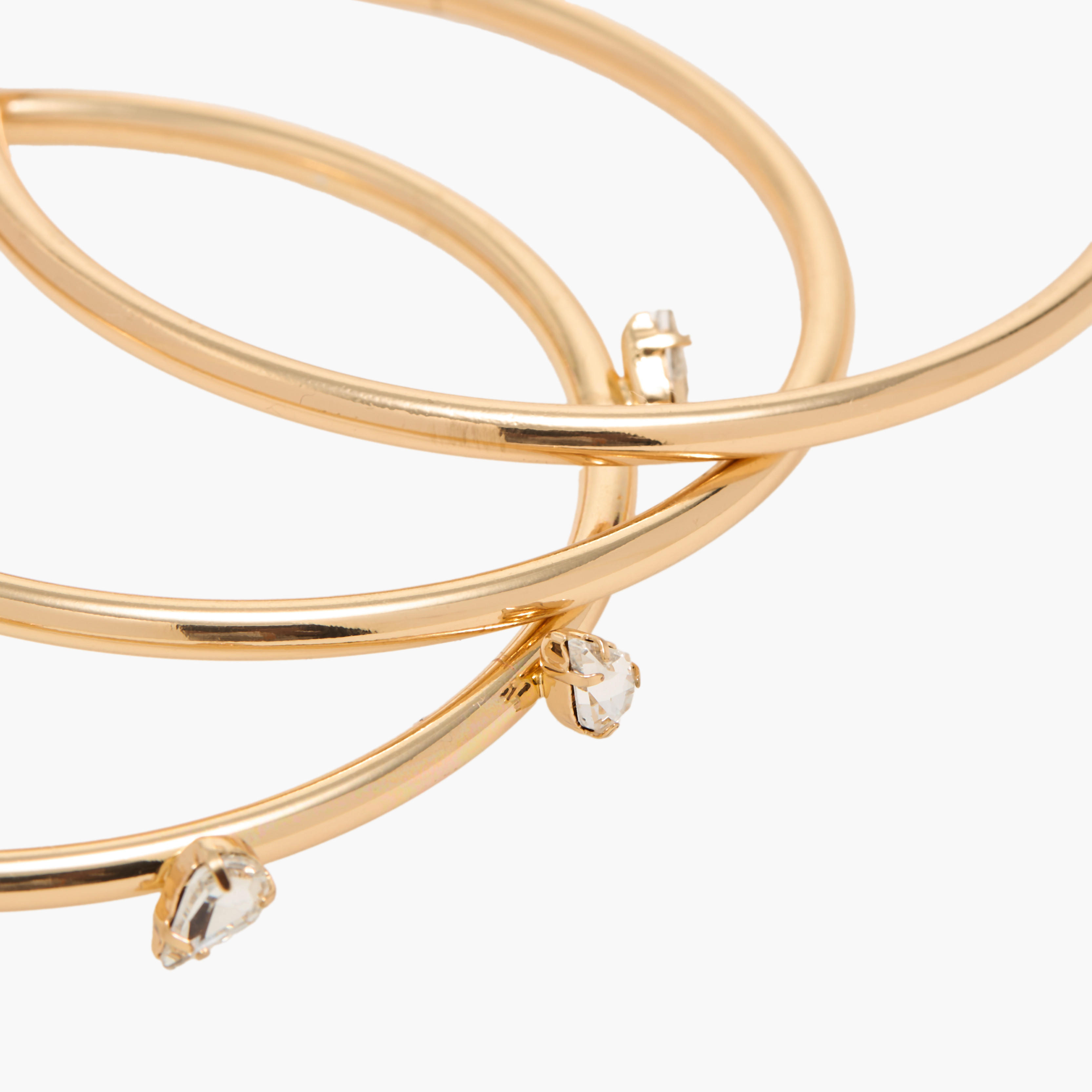 أساور معدن متنوعة - طقم 3 قطع-women-watchesandjewellery-jewellery-banglesandbracelets-image-2
