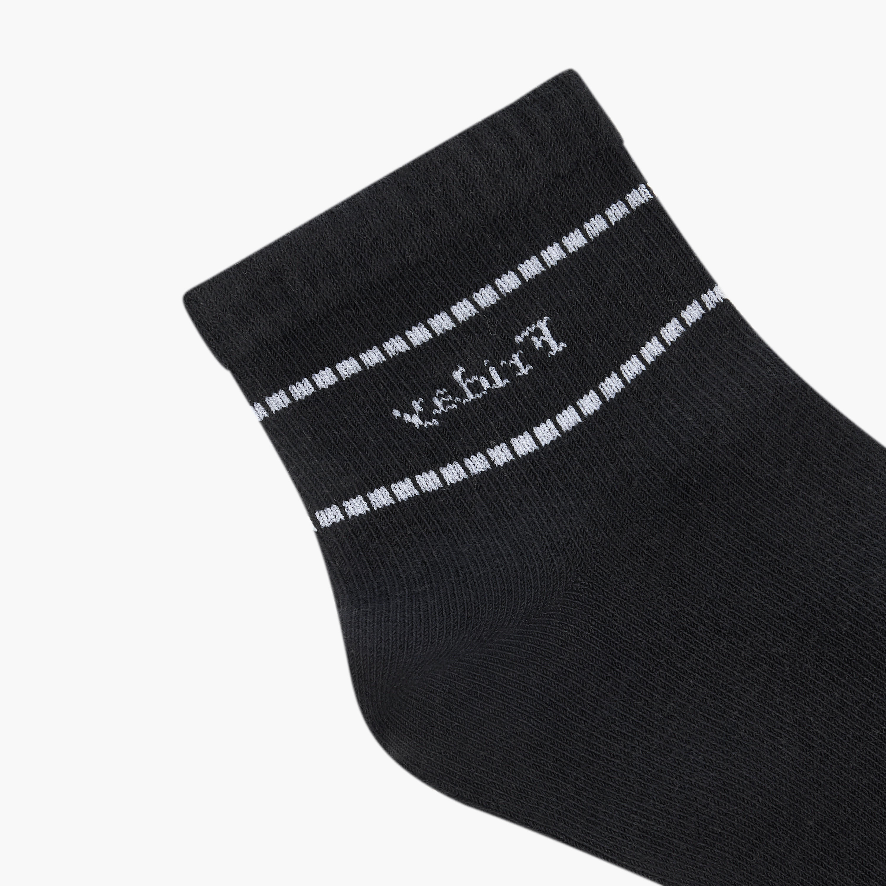 طقم جوارب 7 أزواج بطول الكاحل وحافة مطاطية وطبعات أيام الأسبوع-women-socksandstockings-image-2