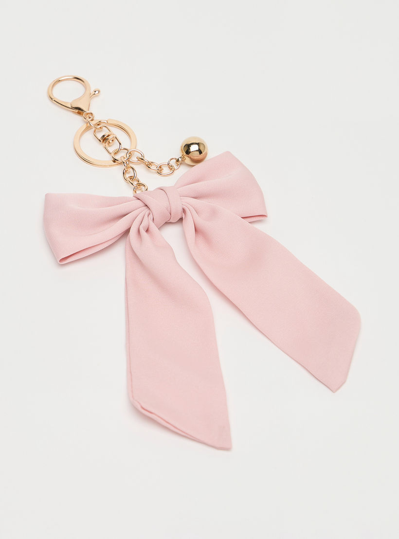 سلسلة مفاتيح مزينة بفيونكة مع خطاف-women-clothingaccessories-novelties-image-2
