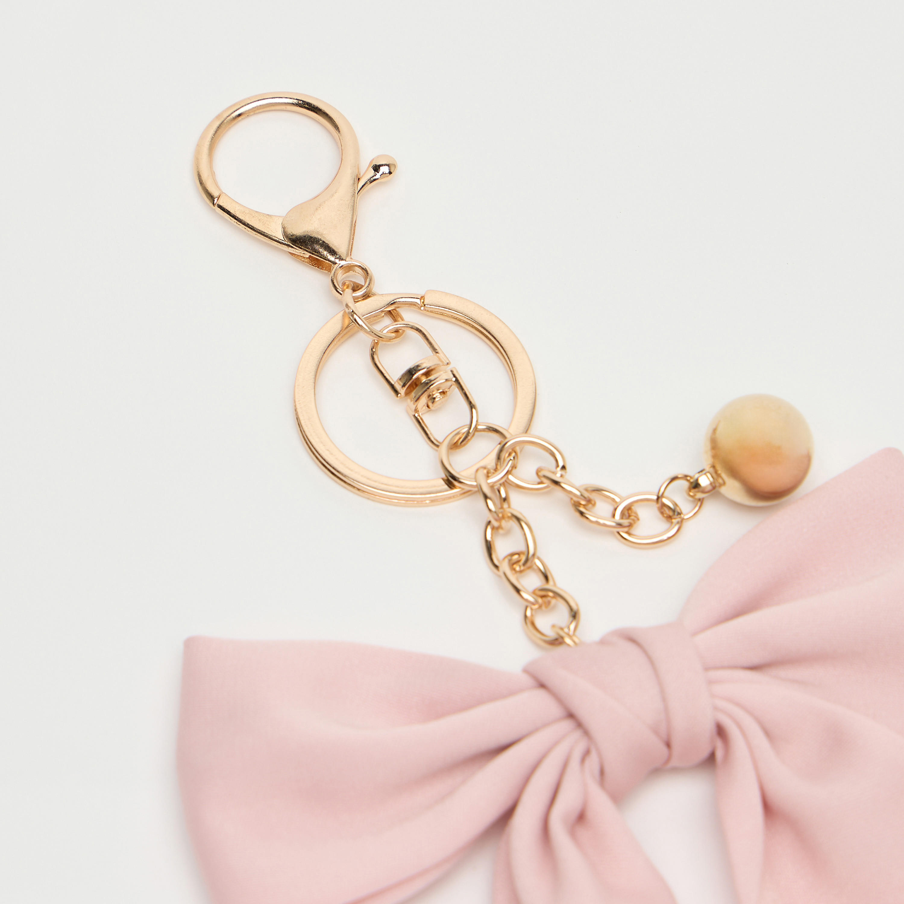 سلسلة مفاتيح مزينة بفيونكة مع خطاف-women-clothingaccessories-novelties-image-3