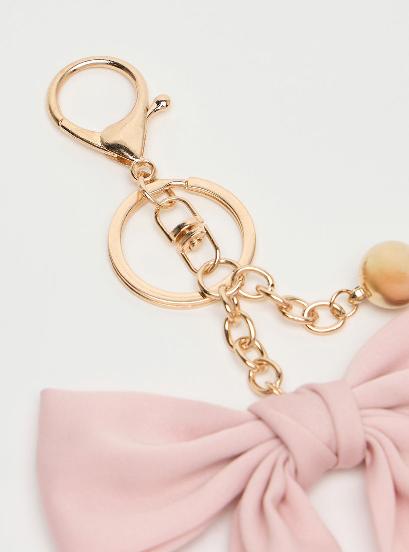 سلسلة مفاتيح مزينة بفيونكة مع خطاف-women-clothingaccessories-novelties-image-3
