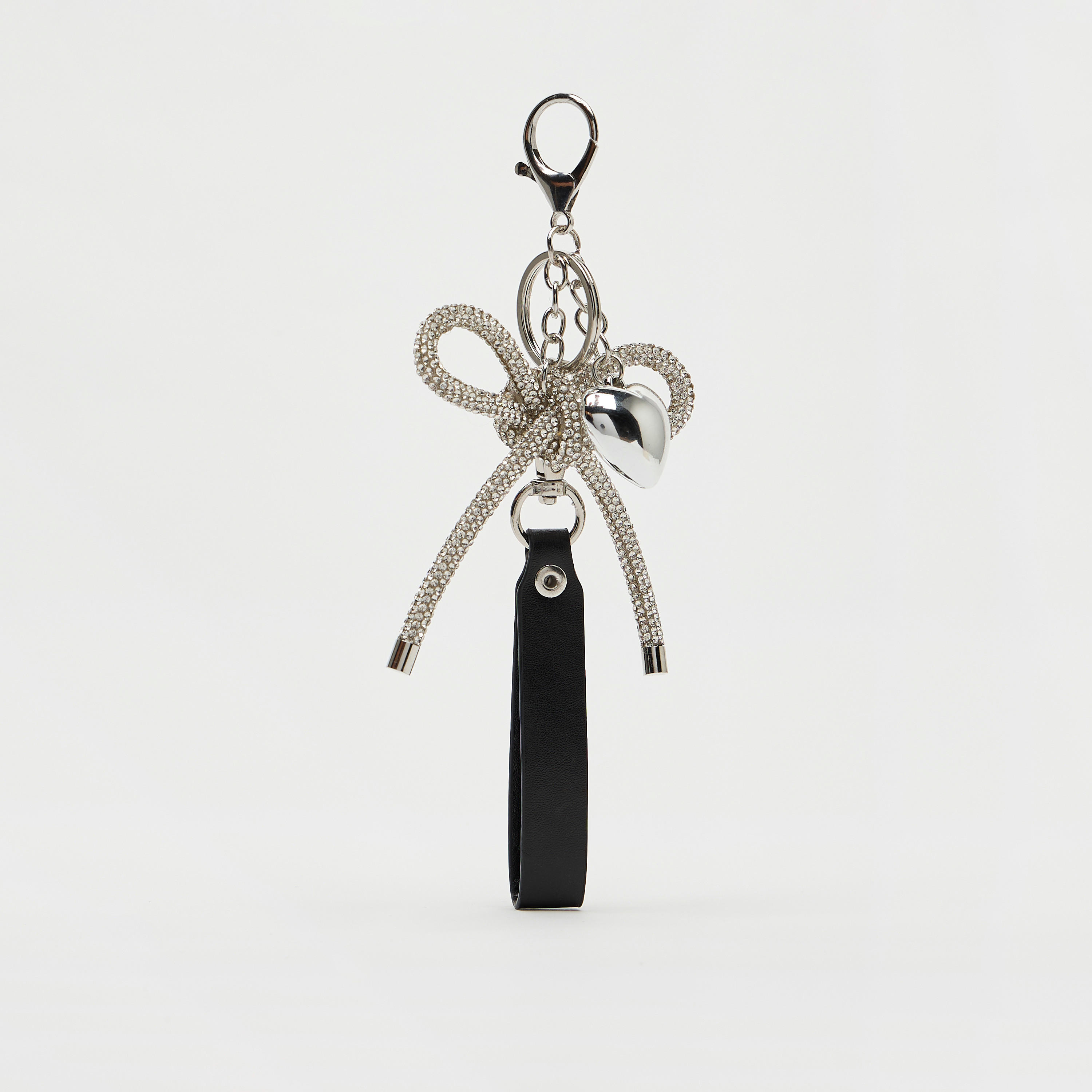 سلسلة مفاتيح مزينة بفيونكة مع خطاف إغلاق-women-clothingaccessories-novelties-image-1