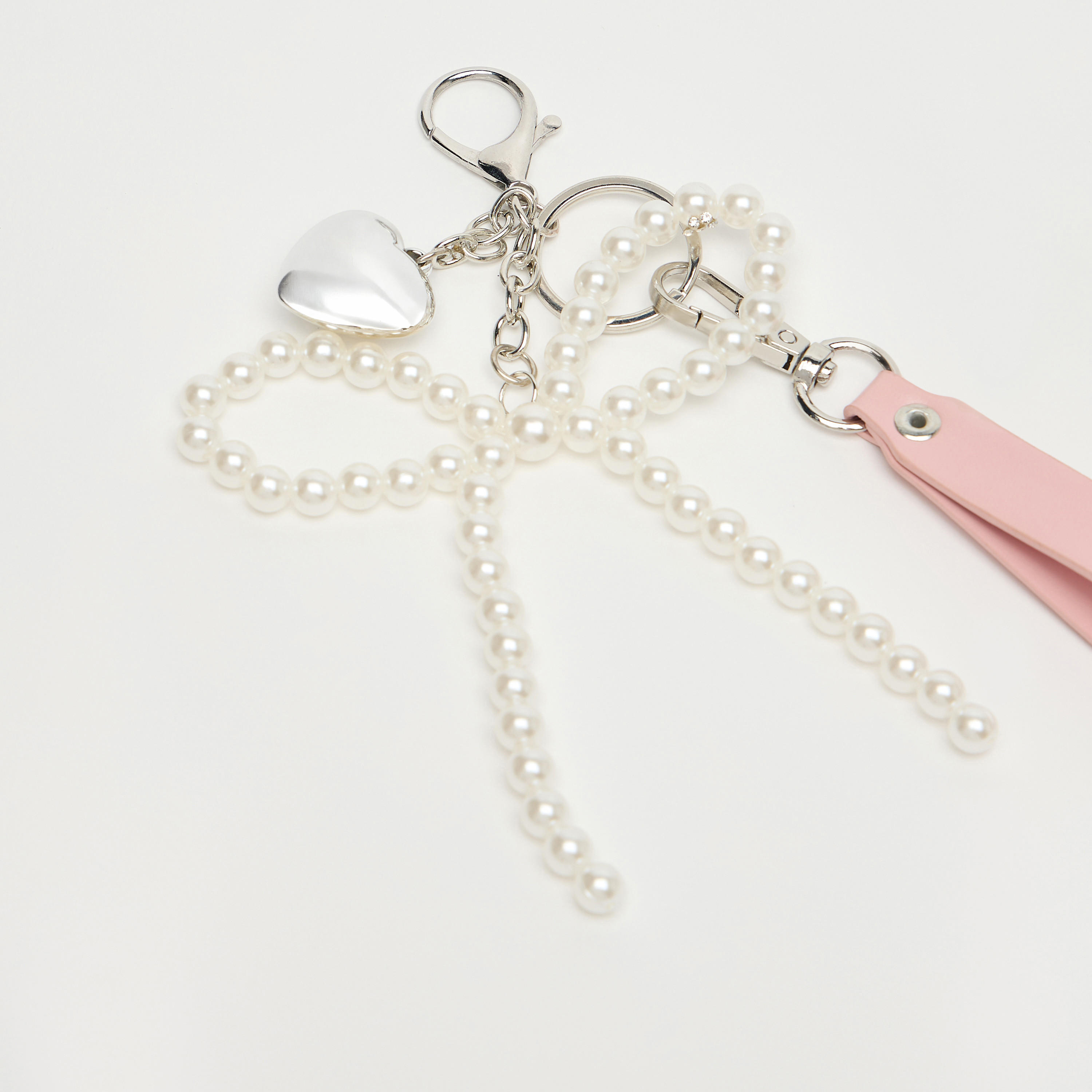 سلسلة مفاتيح مزينة بفيونكة مع خطاف إغلاق-women-clothingaccessories-novelties-image-2