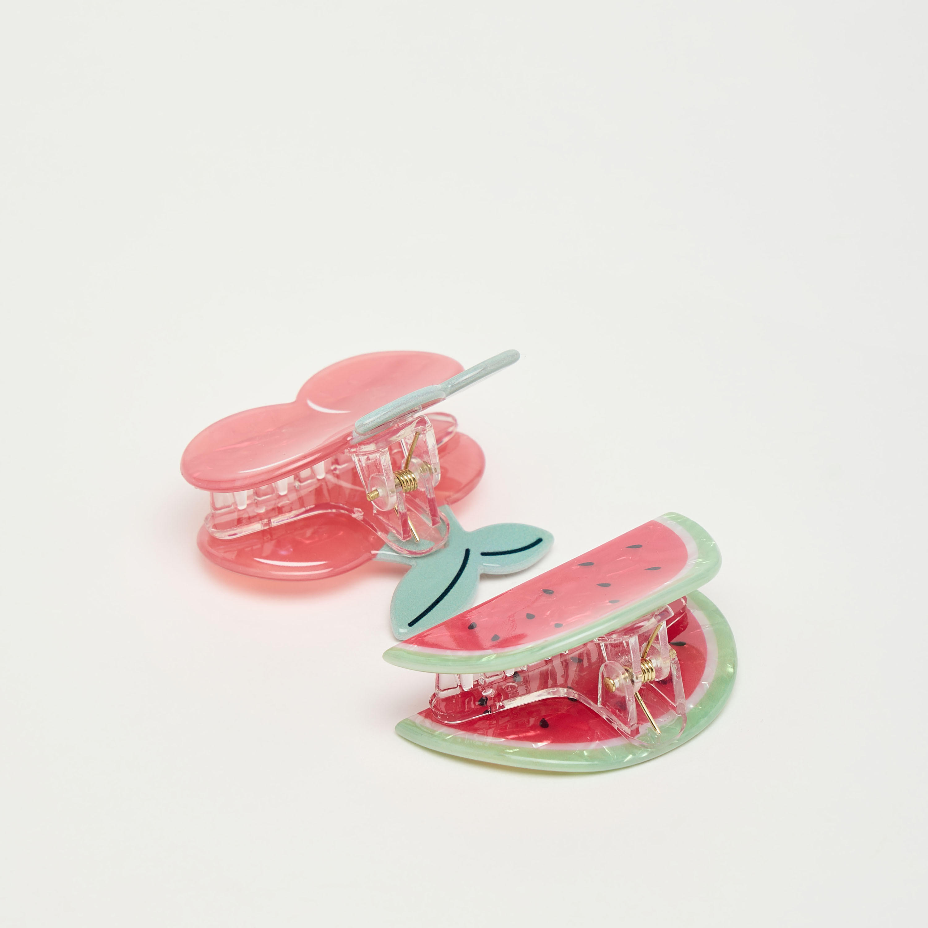 مشابك شعر على شكل فاكهة من جلو - طقم  من قطعتين-women-hairaccessories-clamps-image-2