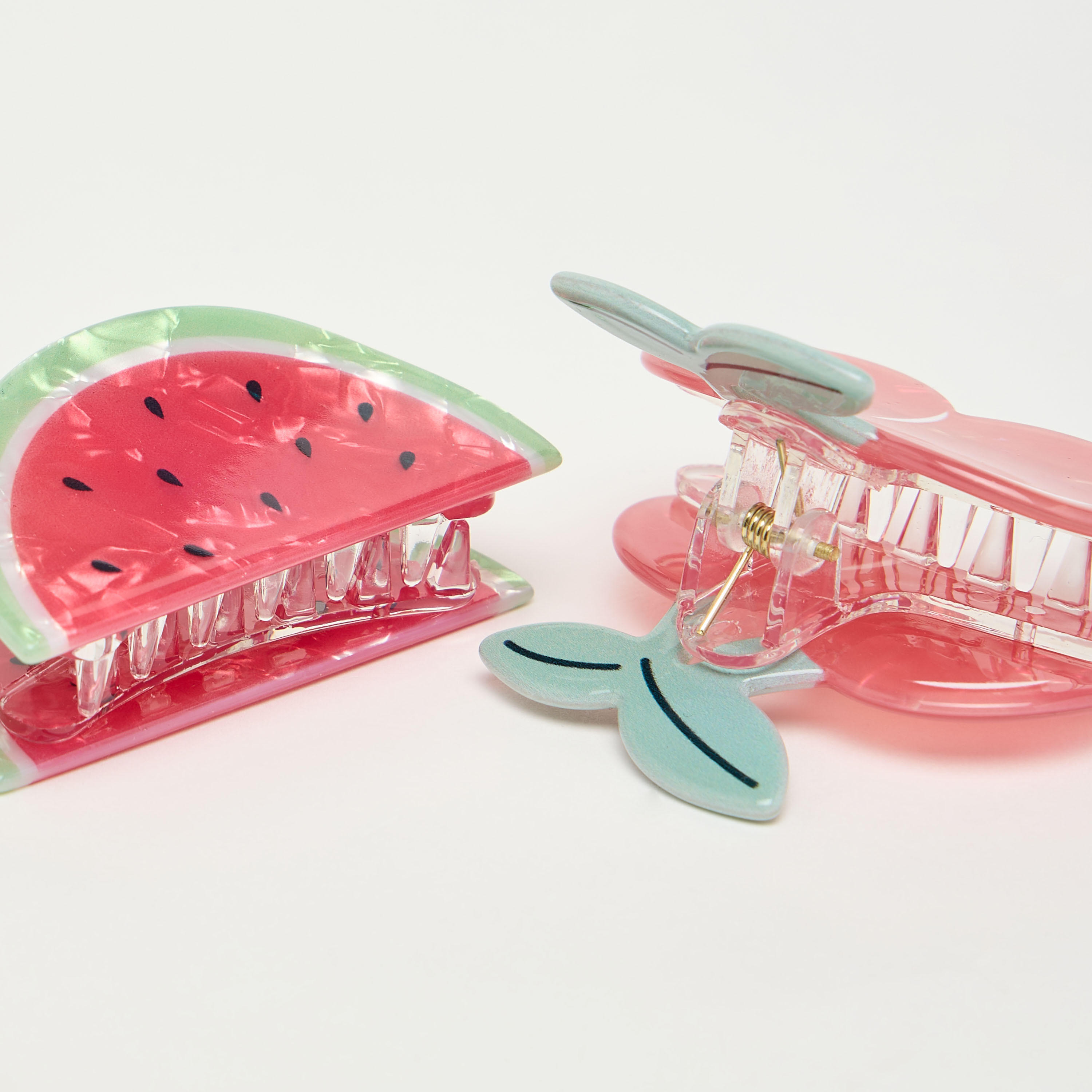 مشابك شعر على شكل فاكهة من جلو - طقم  من قطعتين-women-hairaccessories-clamps-image-4