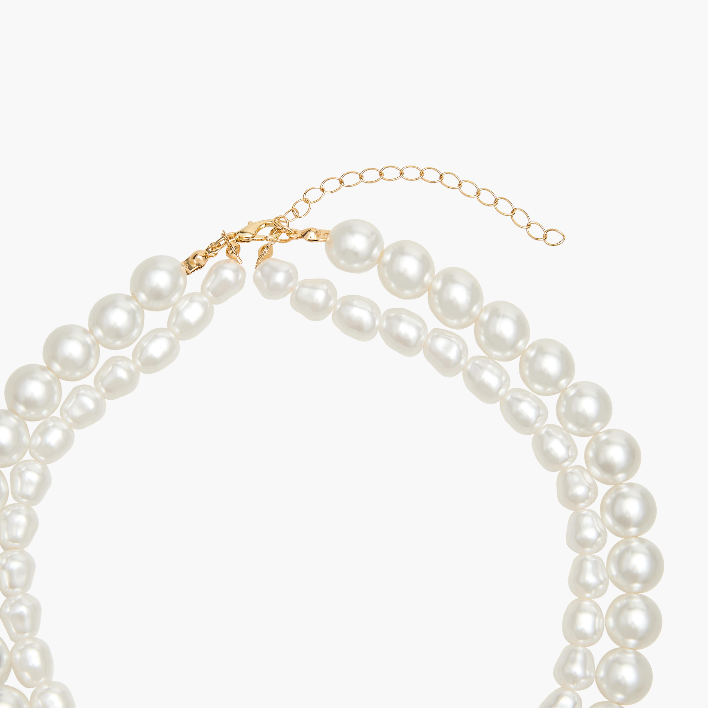 عقد بمشبك إغلاق وتزيينات لؤلؤ-women-watchesandjewellery-jewellery-necklacesandpendants-image-3