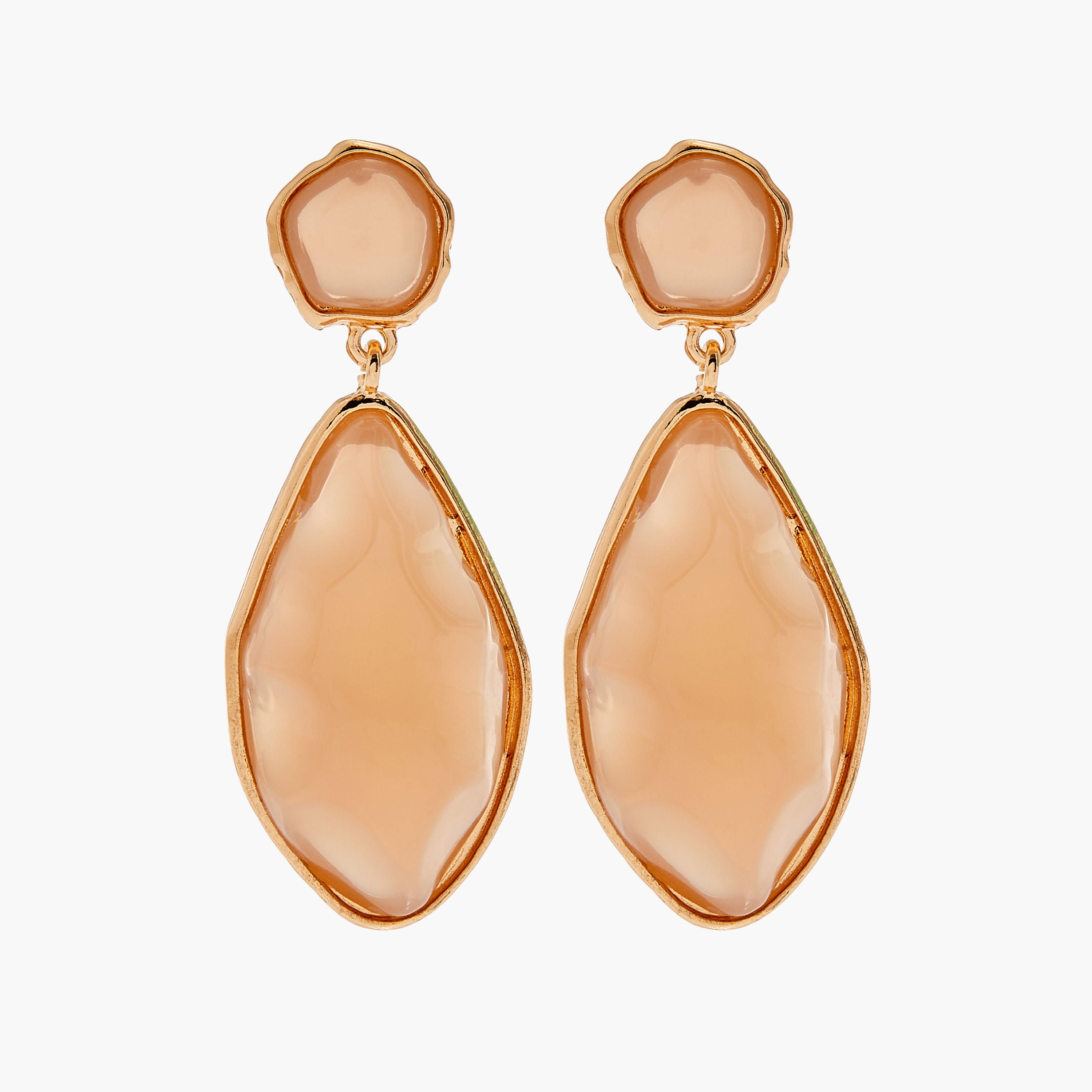 Metallic Dangling Earrings with Pushback Closure-women-watchesandjewellery-jewellery-earrings-image-1