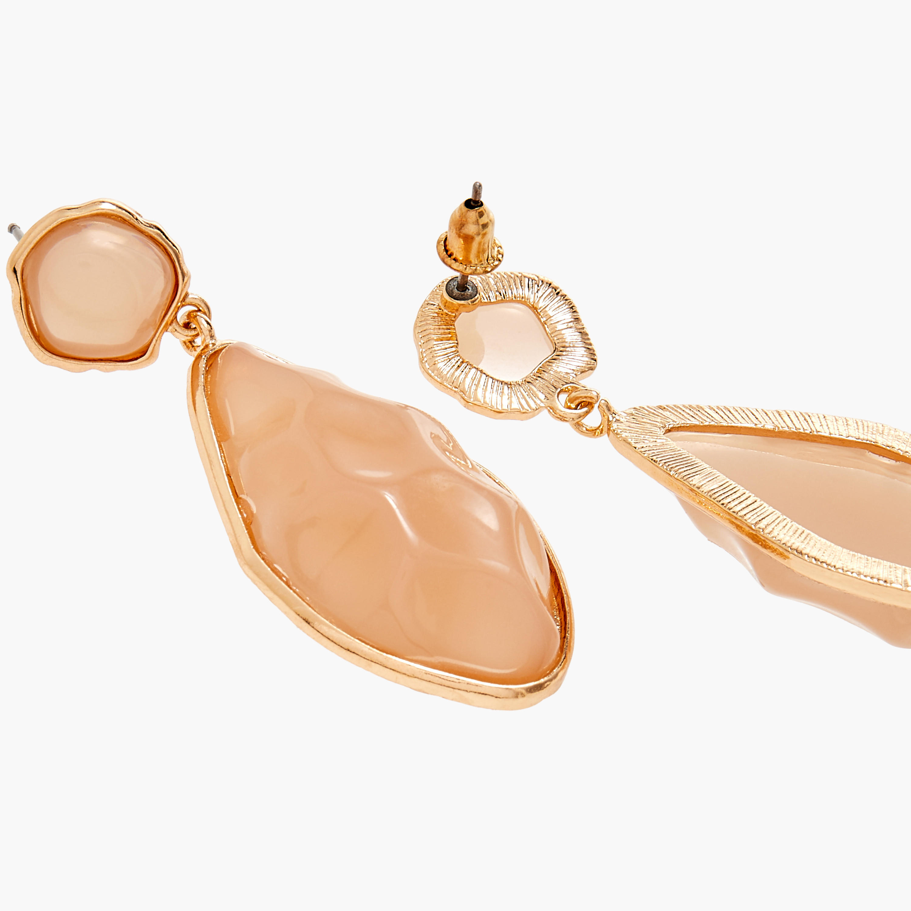 Metallic Dangling Earrings with Pushback Closure-women-watchesandjewellery-jewellery-earrings-image-5
