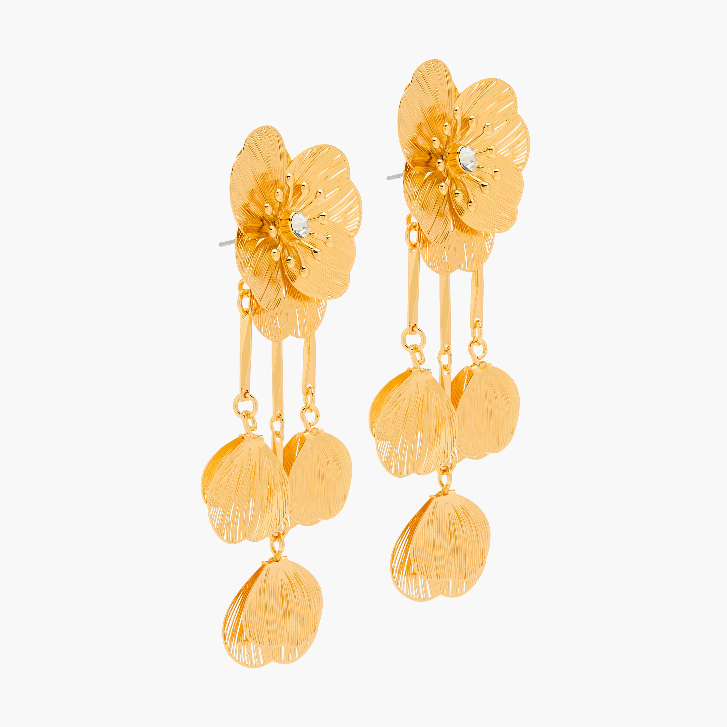 Studded Dangling Earrings with Pushback Closure-women-watchesandjewellery-jewellery-earrings-image-3