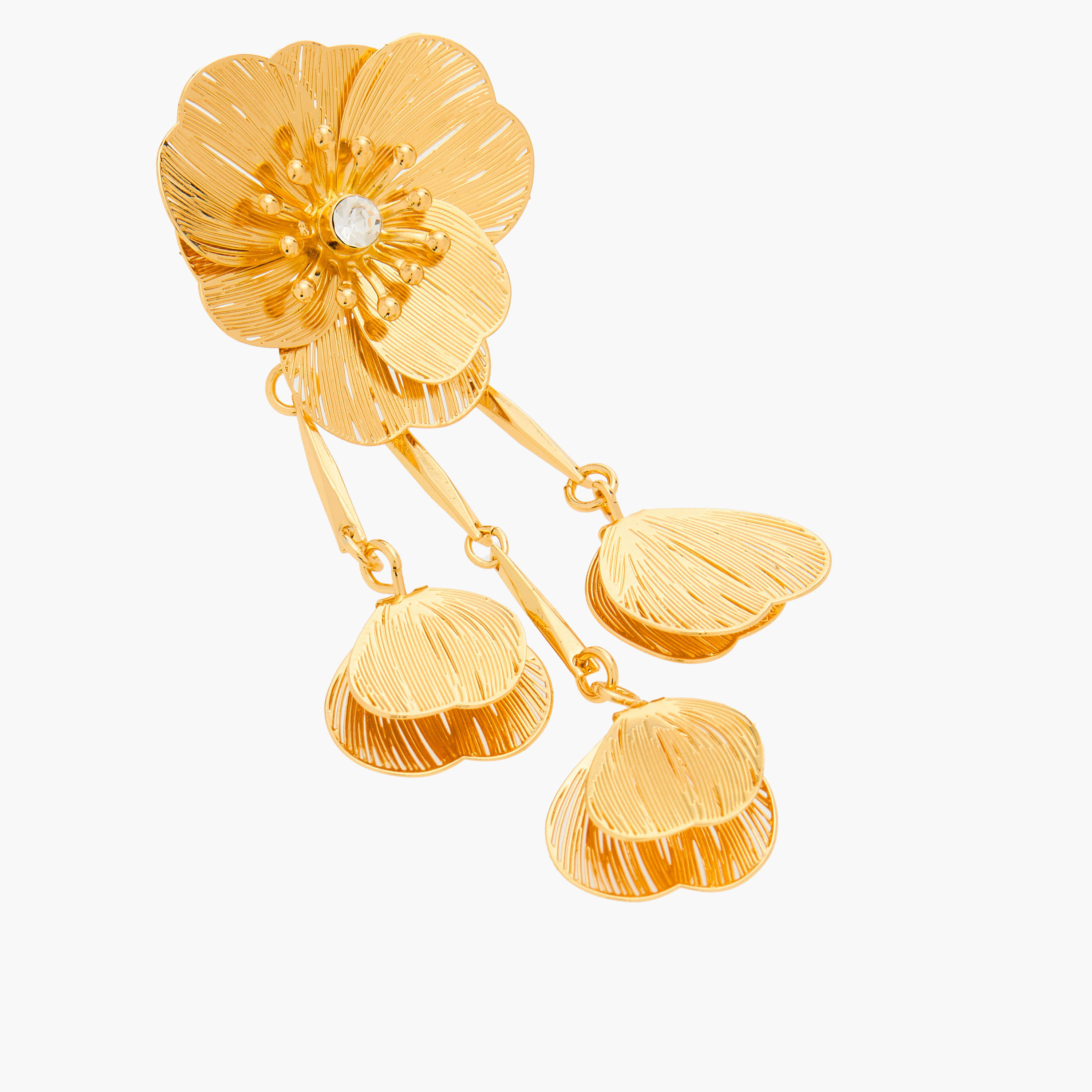 Studded Dangling Earrings with Pushback Closure-women-watchesandjewellery-jewellery-earrings-image-4