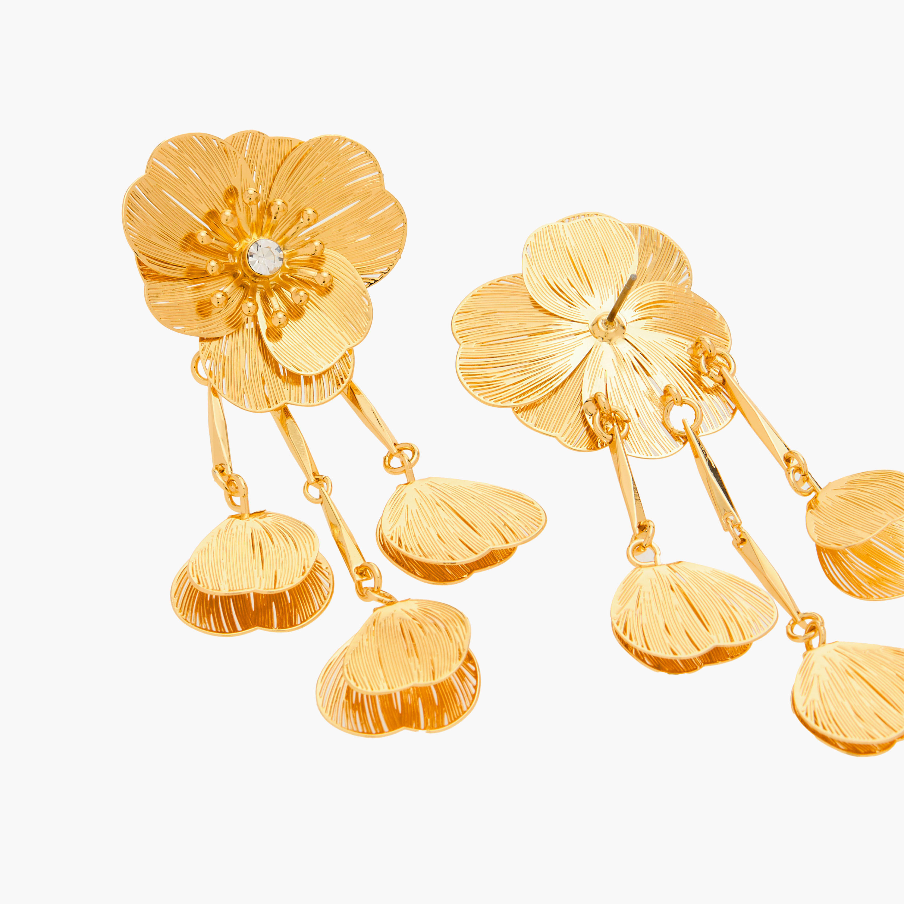 Studded Dangling Earrings with Pushback Closure-women-watchesandjewellery-jewellery-earrings-image-5