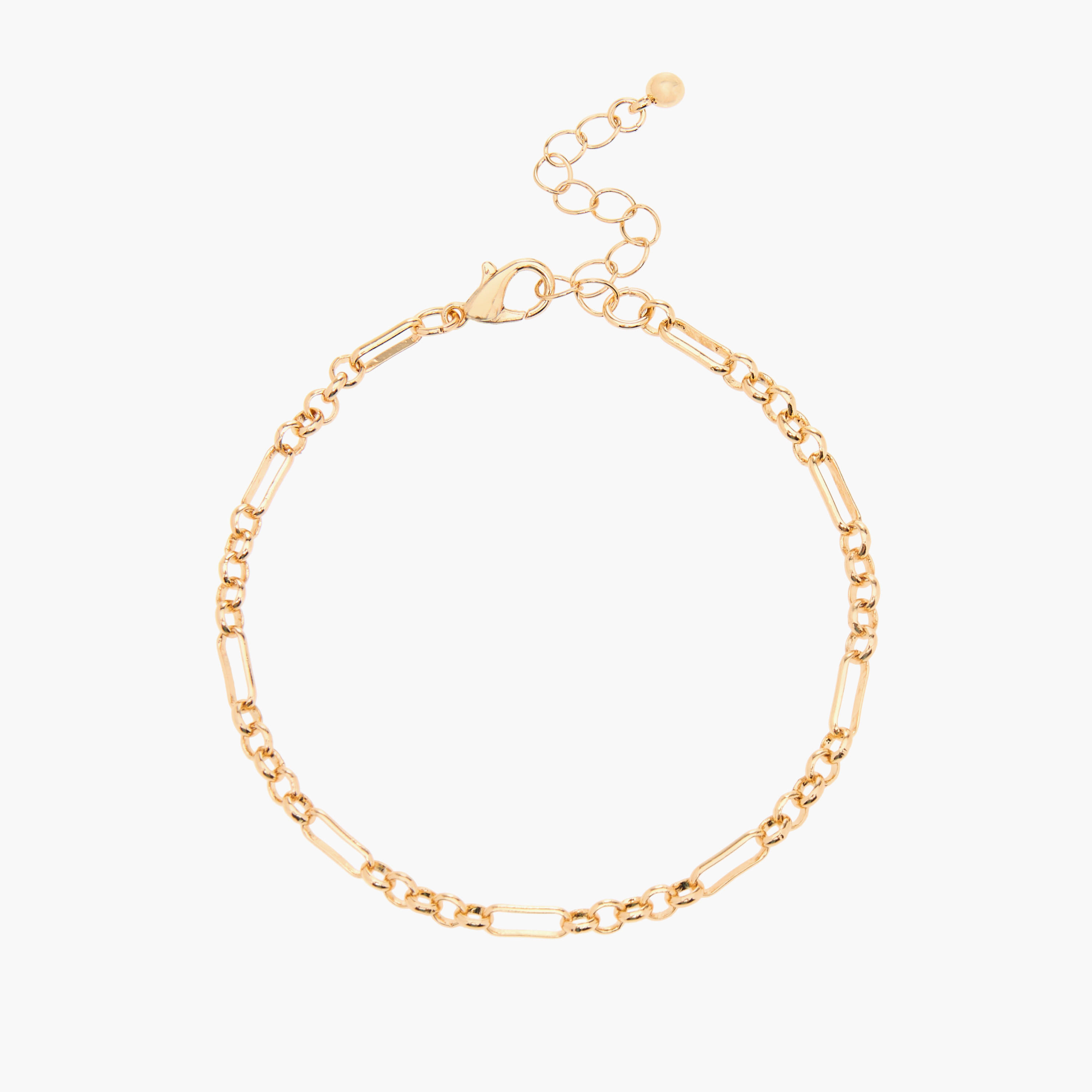 أساور سلسلة ميتاليك بمشبك إغلاق - طقم من 8 قطع-women-watchesandjewellery-jewellery-banglesandbracelets-image-10