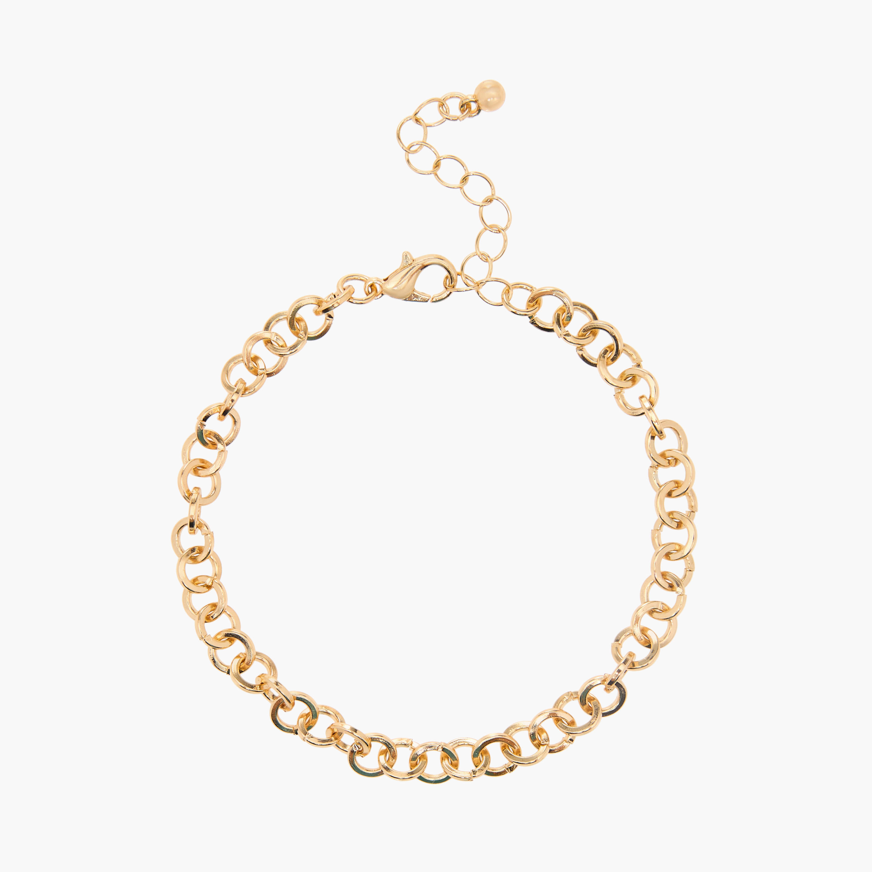 أساور سلسلة ميتاليك بمشبك إغلاق - طقم من 8 قطع-women-watchesandjewellery-jewellery-banglesandbracelets-image-8