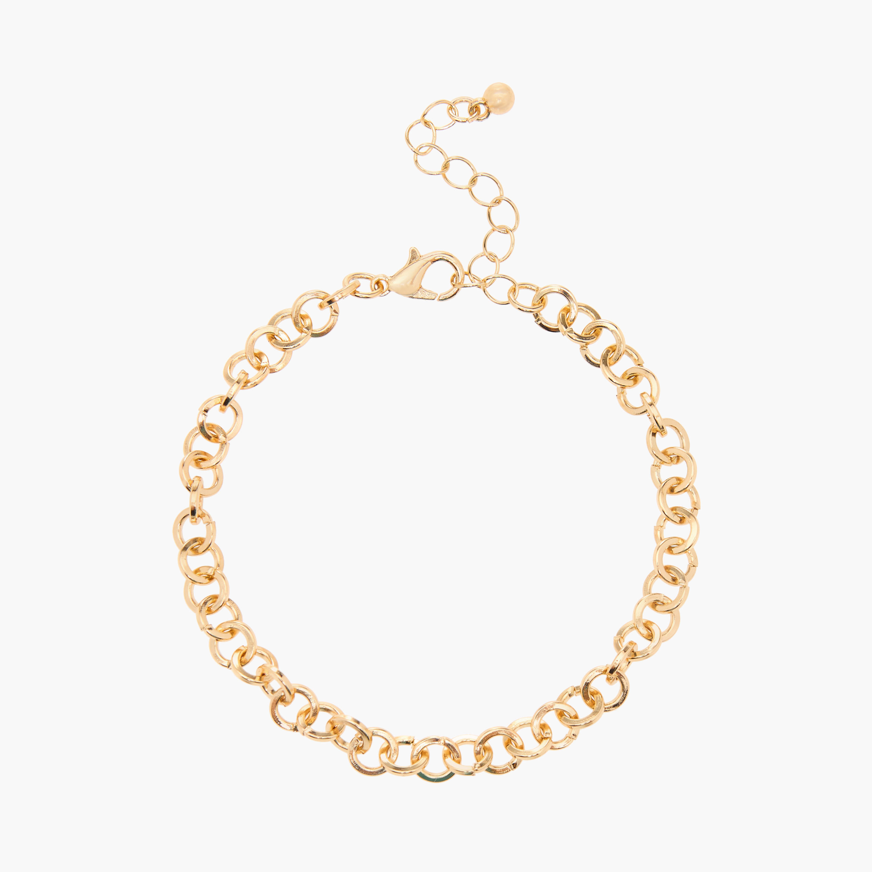 أساور سلسلة ميتاليك بمشبك إغلاق - طقم من 8 قطع-women-watchesandjewellery-jewellery-banglesandbracelets-image-9